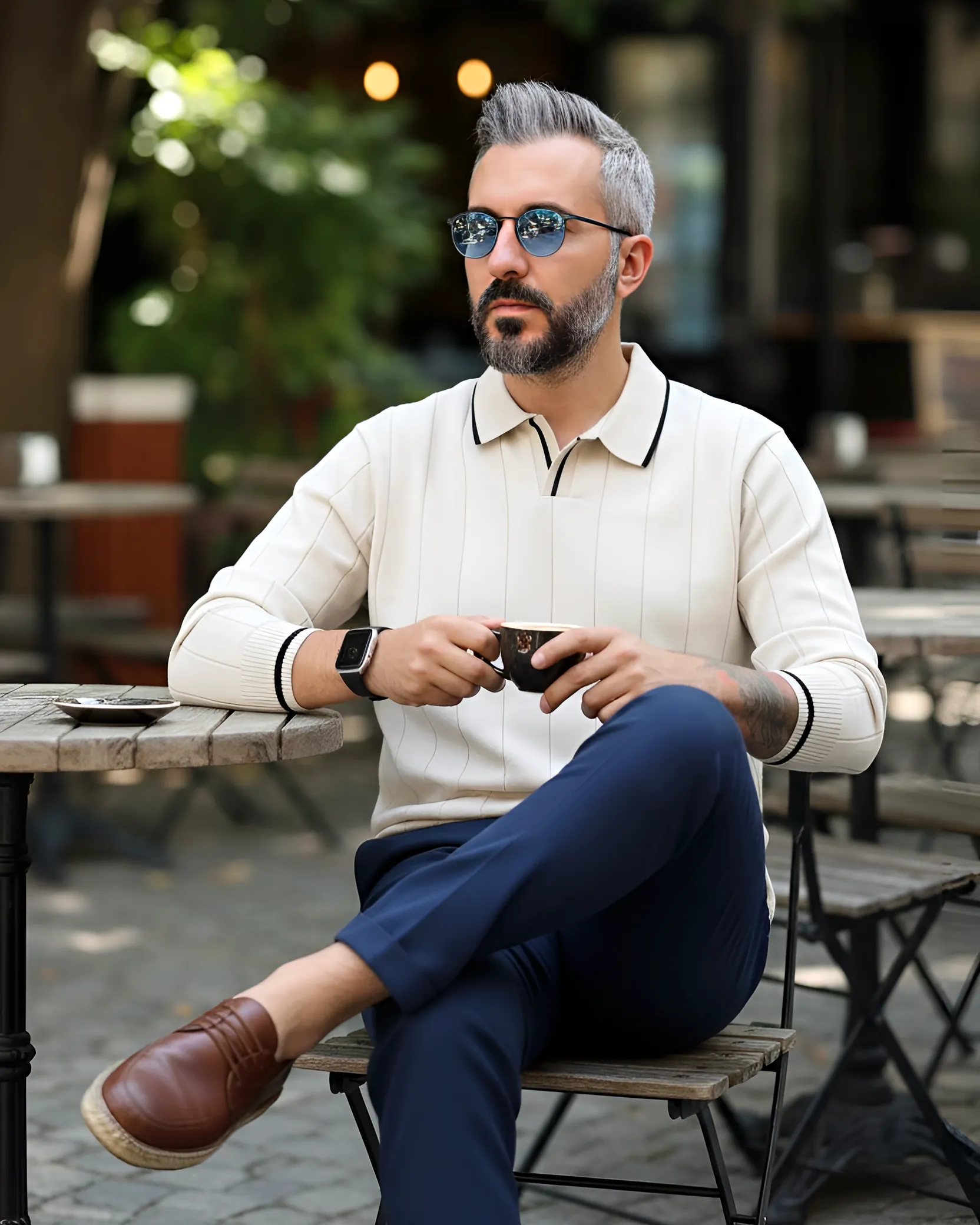 Riviera Line Old Money Erkek Triko Kazak