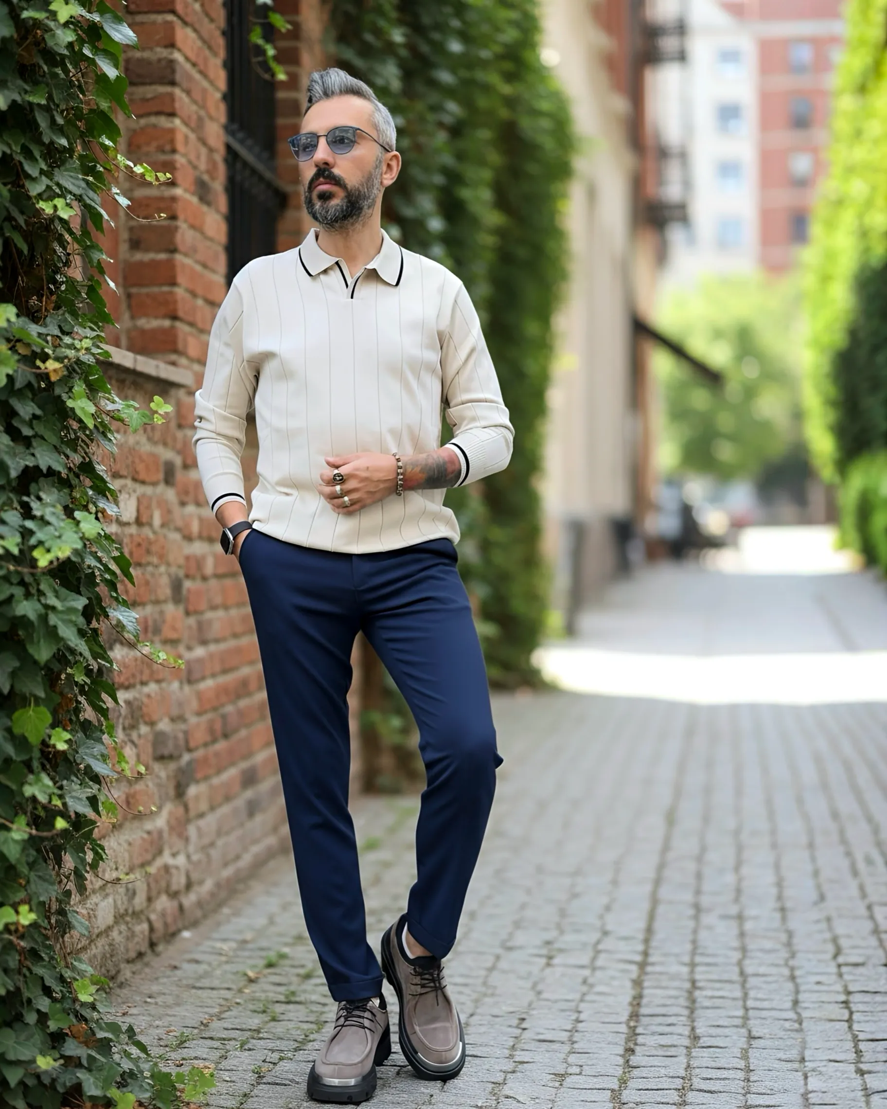 Riviera Line Old Money Erkek Triko Kazak