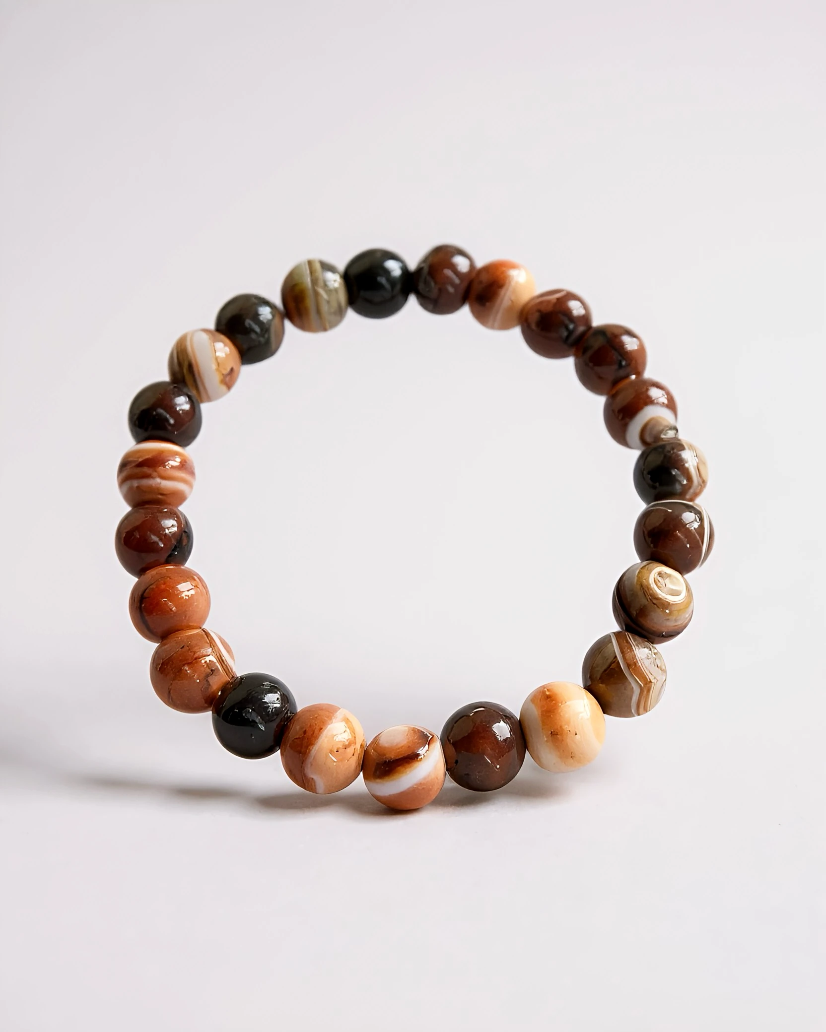 Volcanic Strata - Doğal Taş Erkek Bileklik