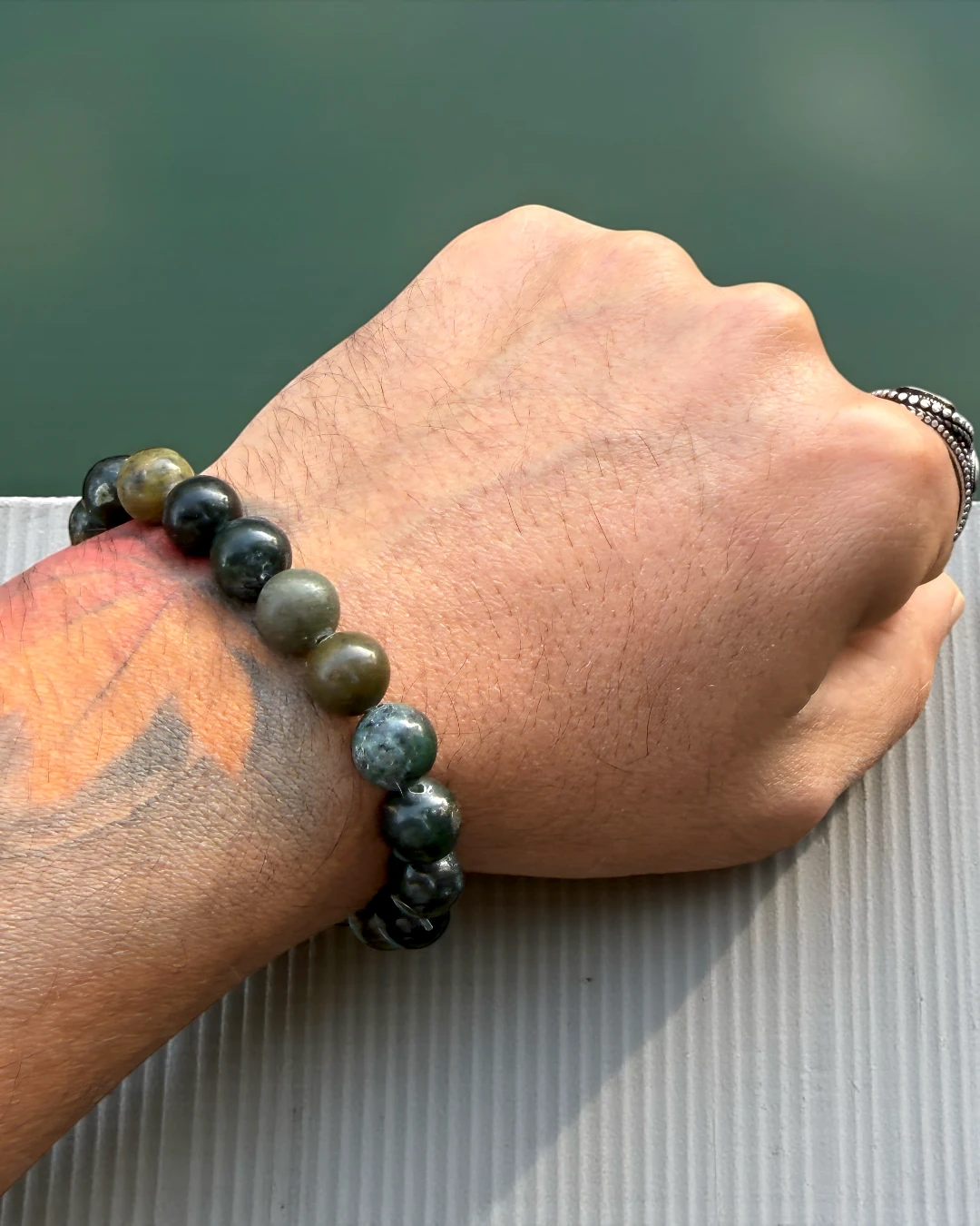 Forest Alloy – Doğal Taş Erkek Bileklik