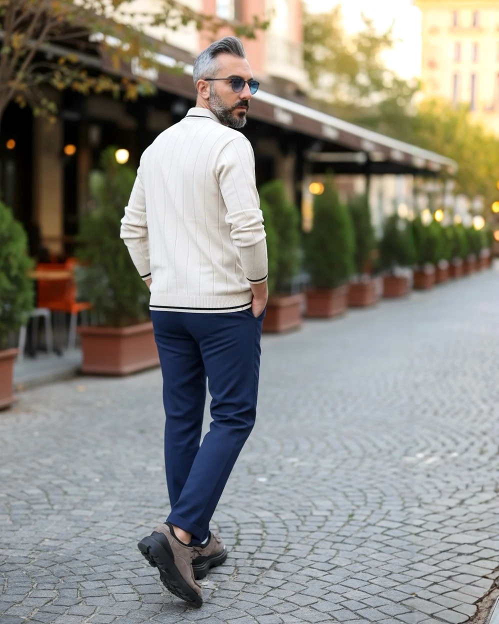 Riviera Line Old Money Erkek Triko Kazak