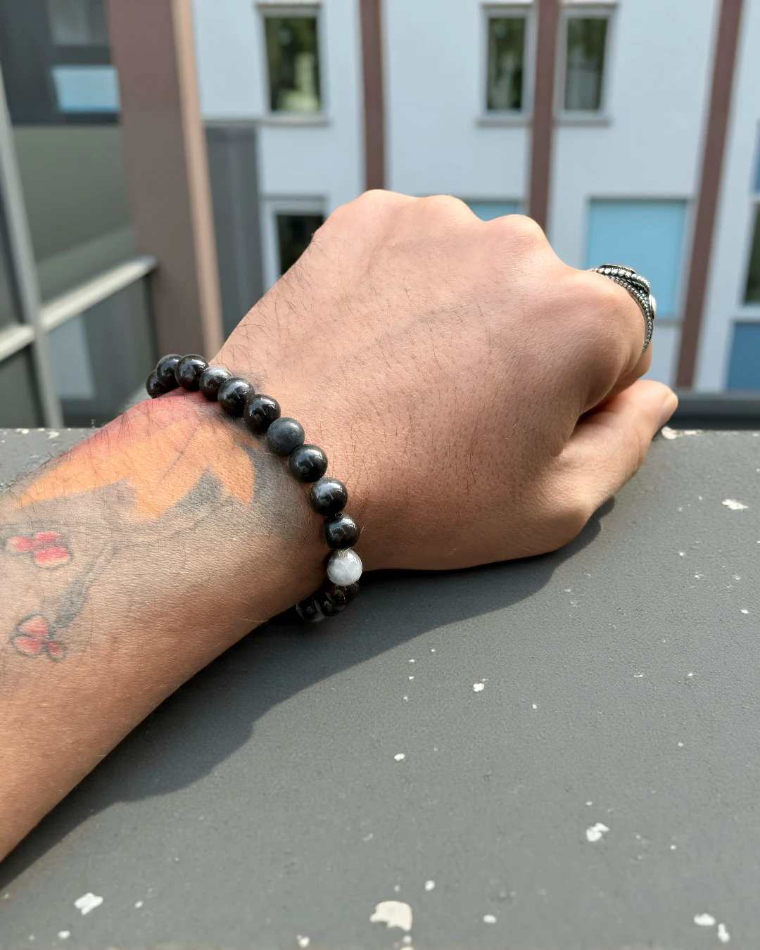 Obsidian Rogue Erkek Doğal Taş Bileklik