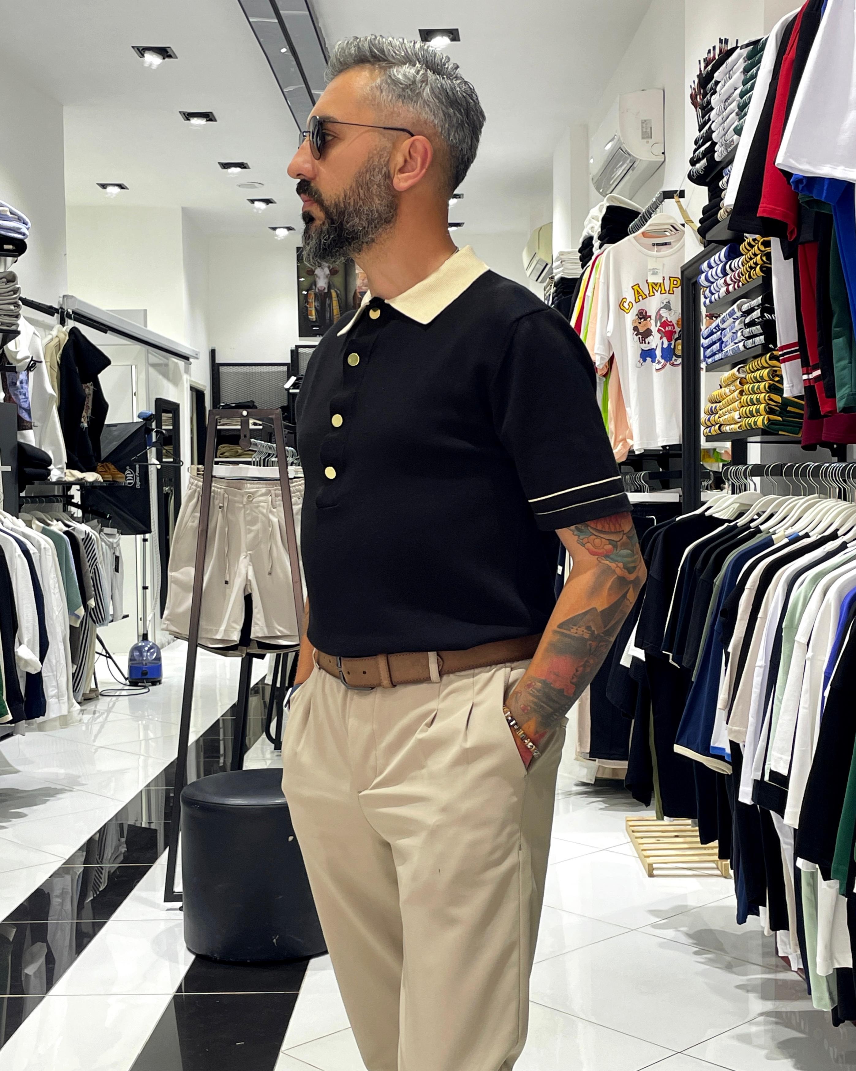 Old Money Triko Polo Yaka Erkek T-Shirt