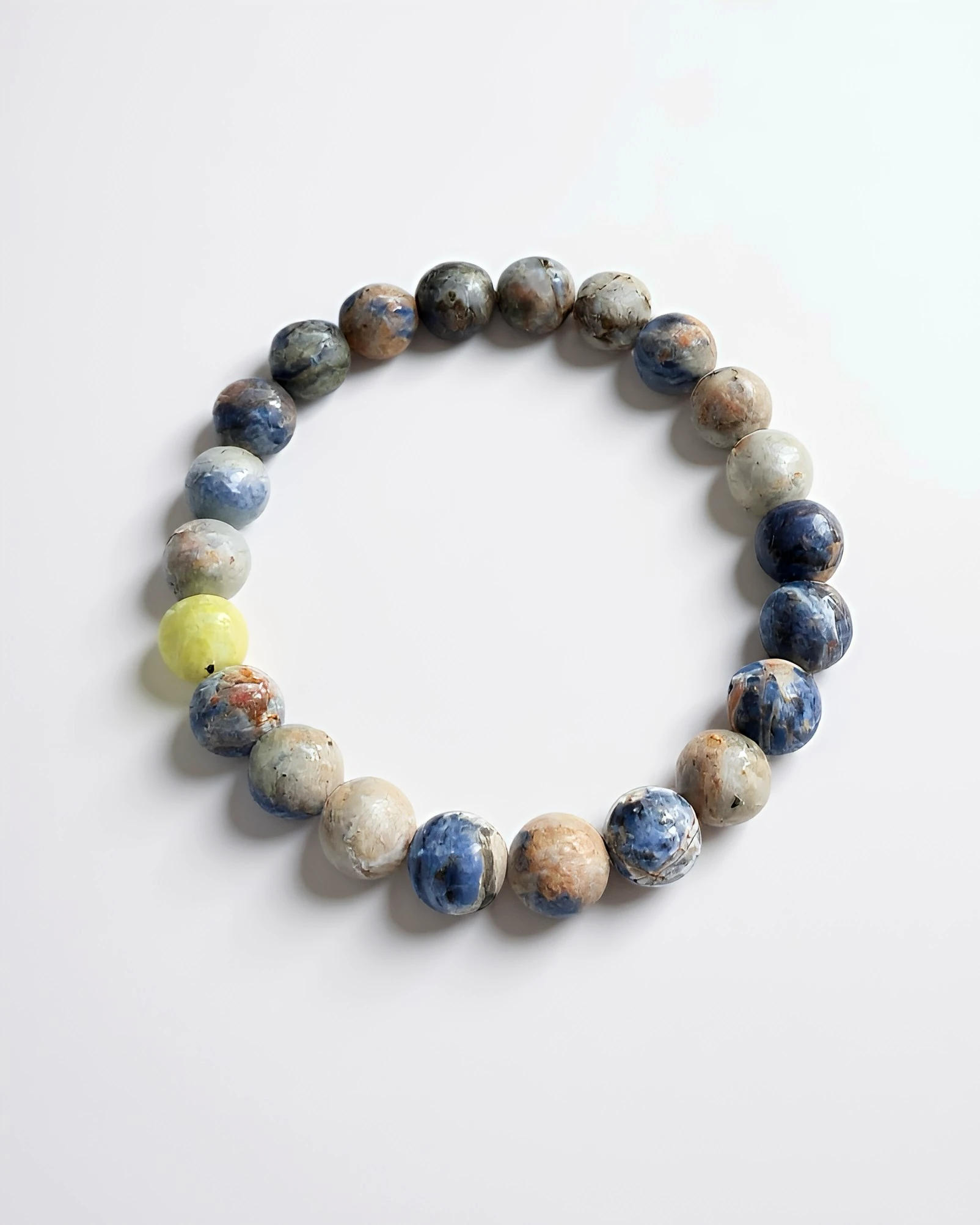 Ocean Pulse Stone – Doğal Taş Erkek Bileklik