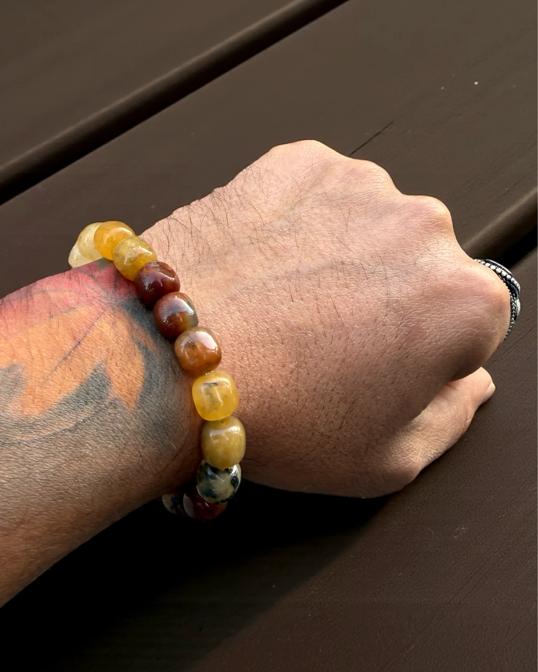 Desert Alloy – Premium Erkek Doğal Taş Bileklik