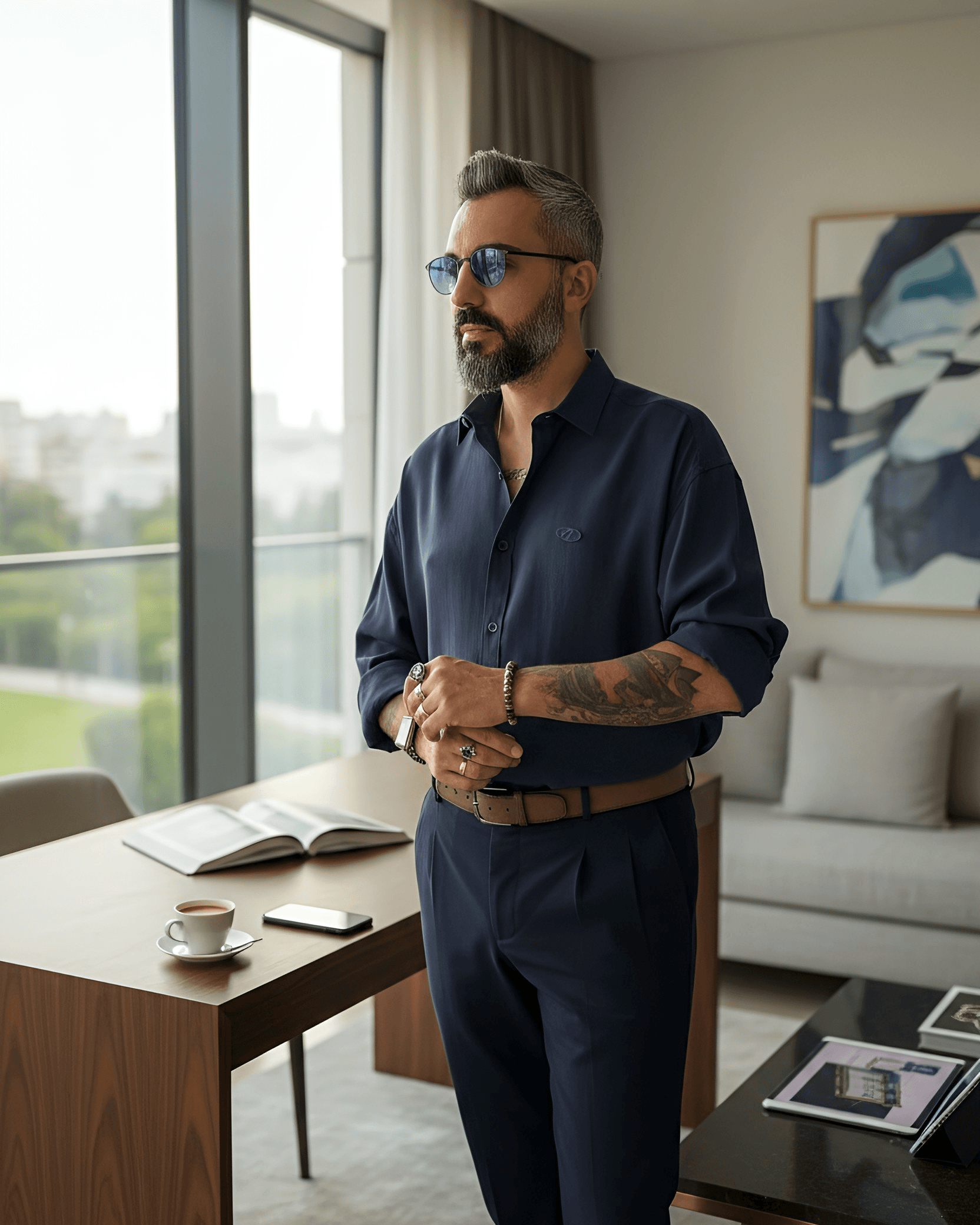 Modal Kumaş Ekstra Oversize Erkek Gömlek