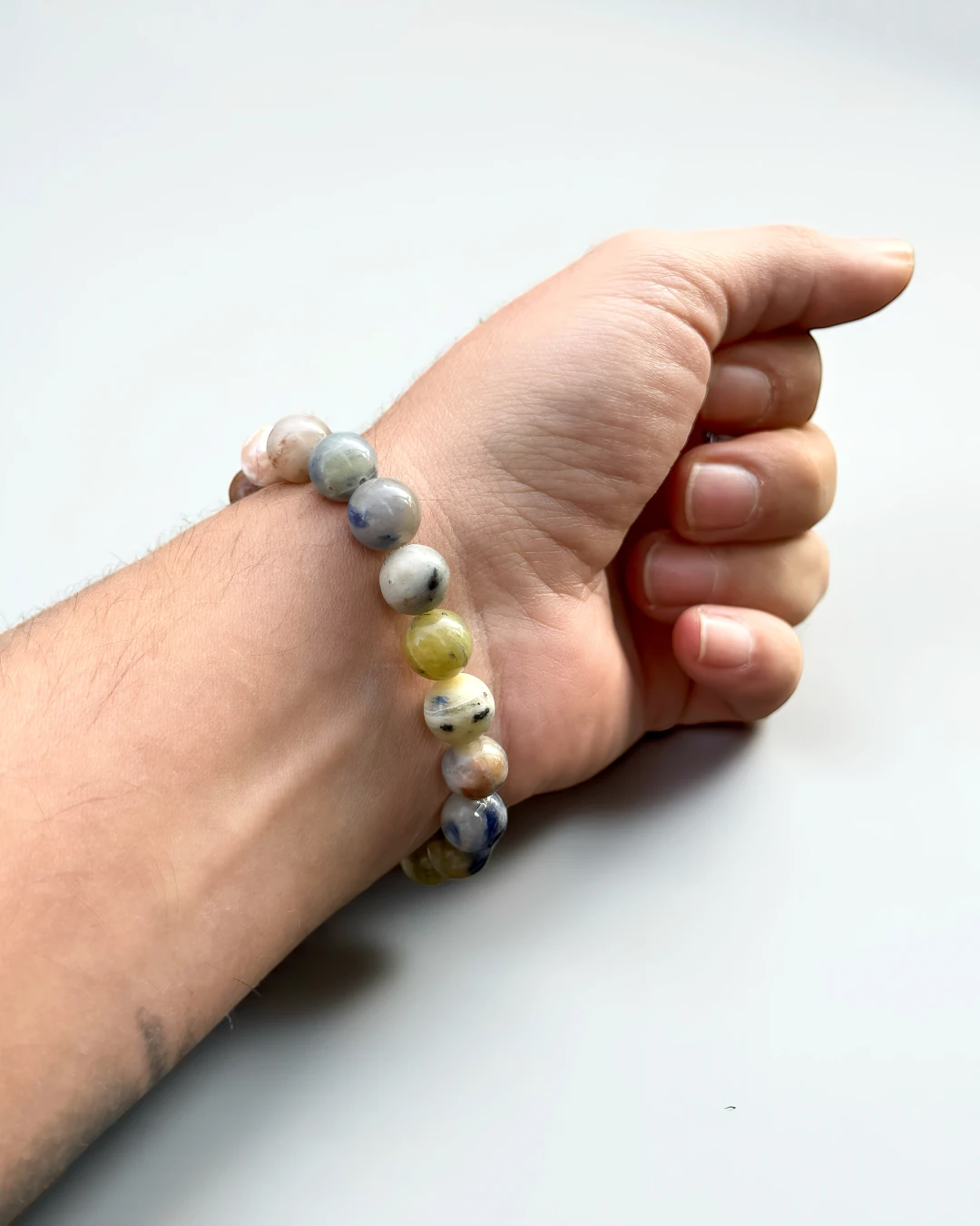 Moss Realm - Doğal Taş Erkek Bileklik