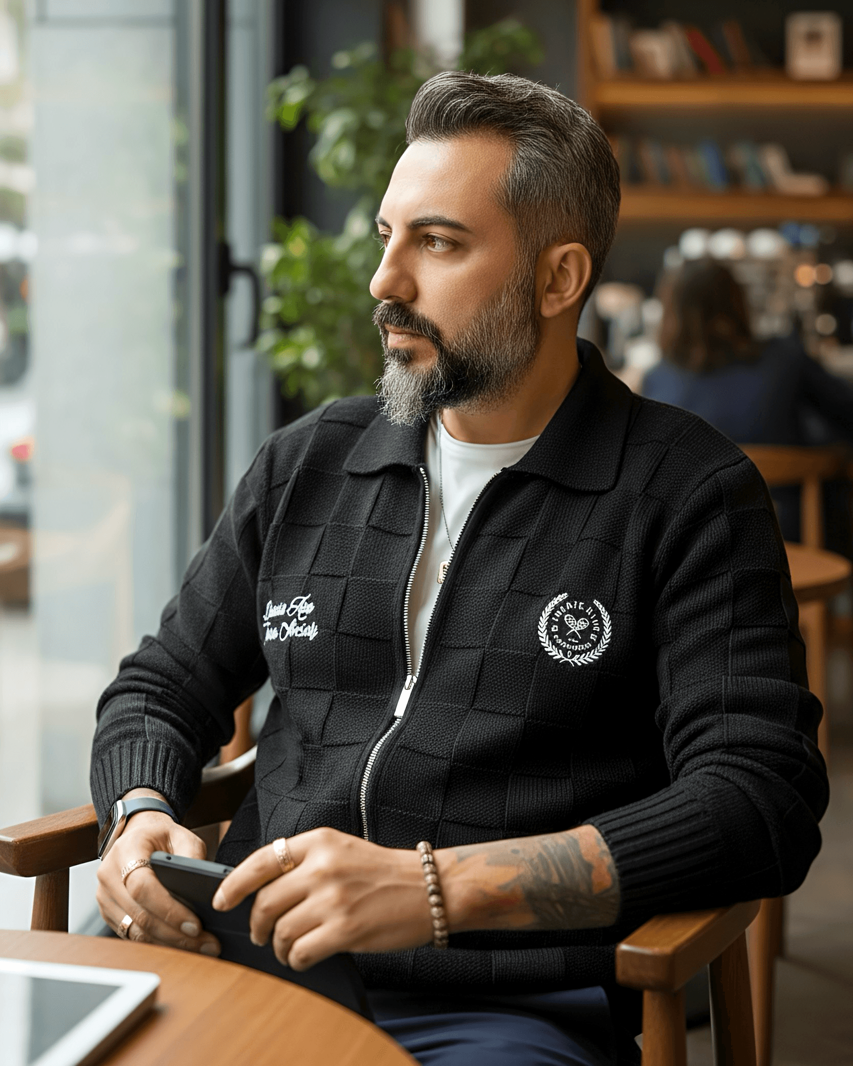 Erkek Fermuarlı Hırka