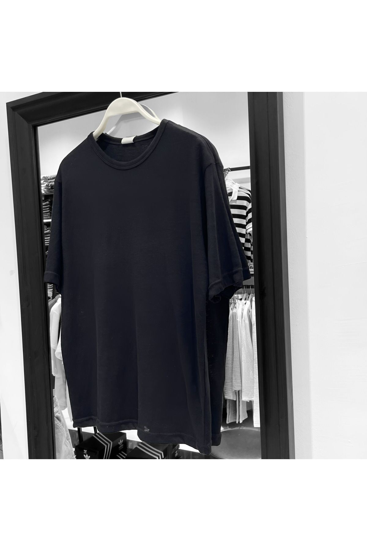 Basic İnce Triko Oversize T-Shirt