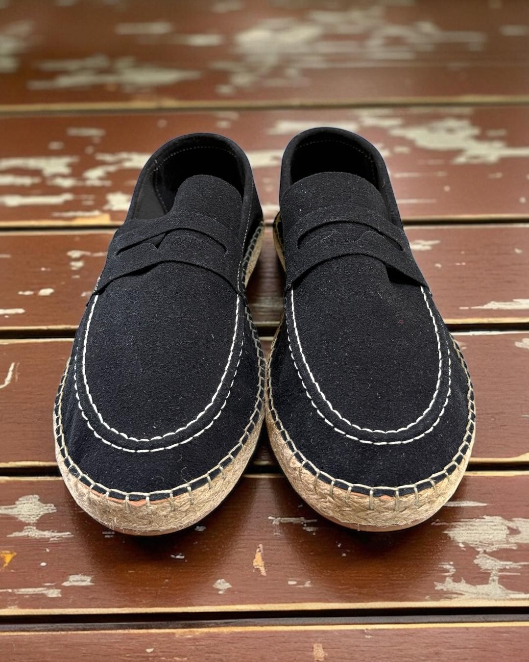  Hasır Tabanlı Detaylı Erkek Espadril