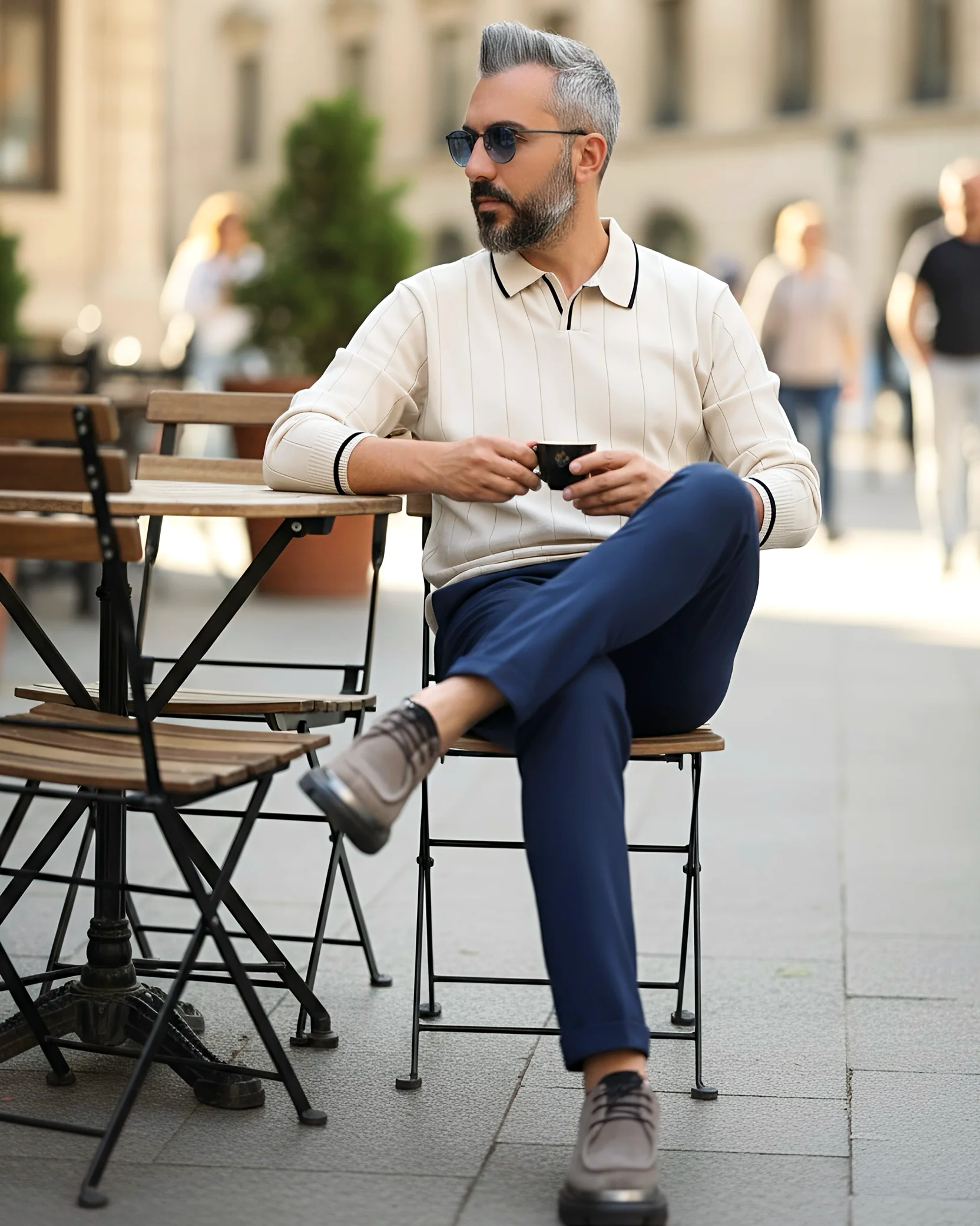 Riviera Line Old Money Erkek Triko Kazak