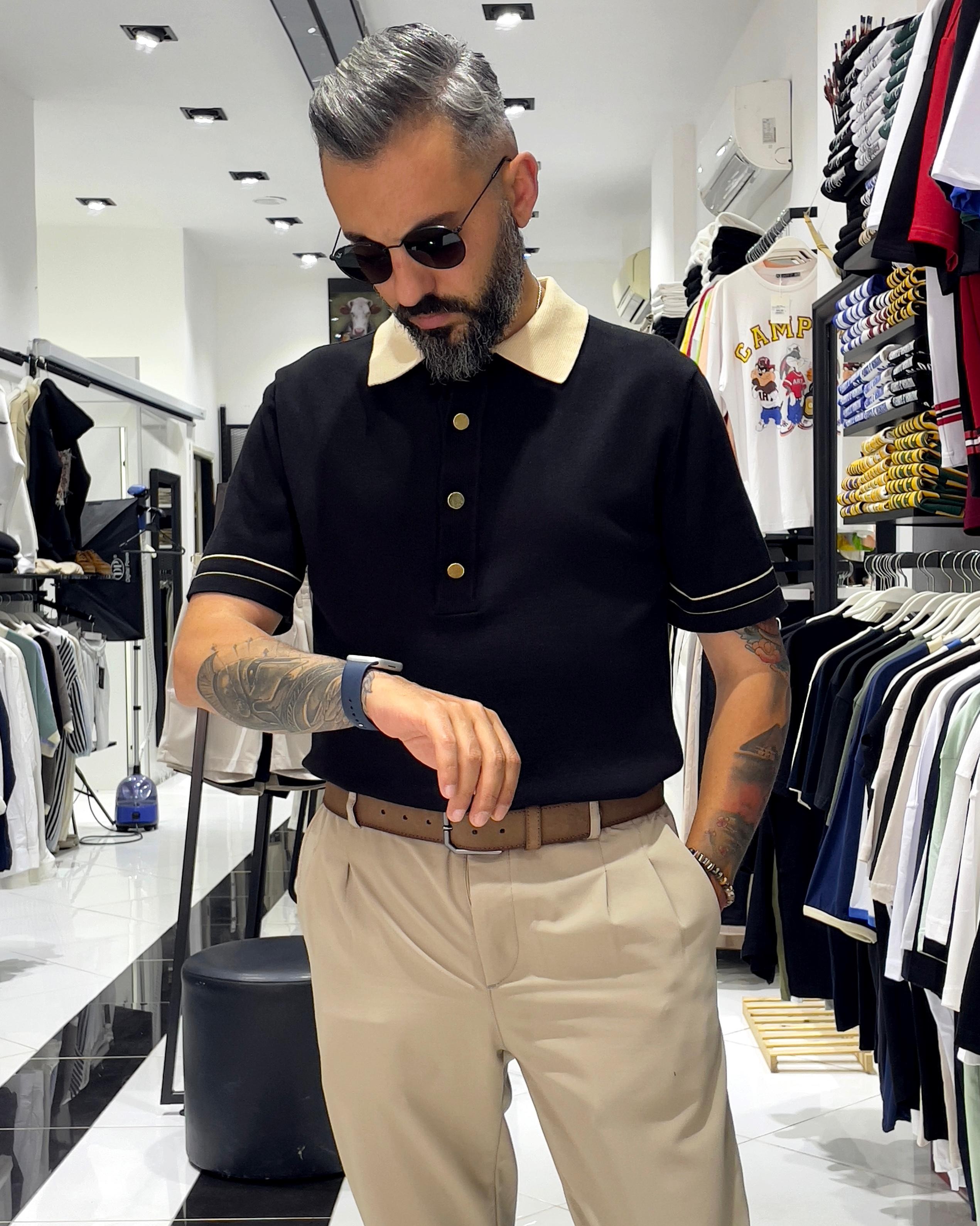 Old Money Triko Polo Yaka Erkek T-Shirt