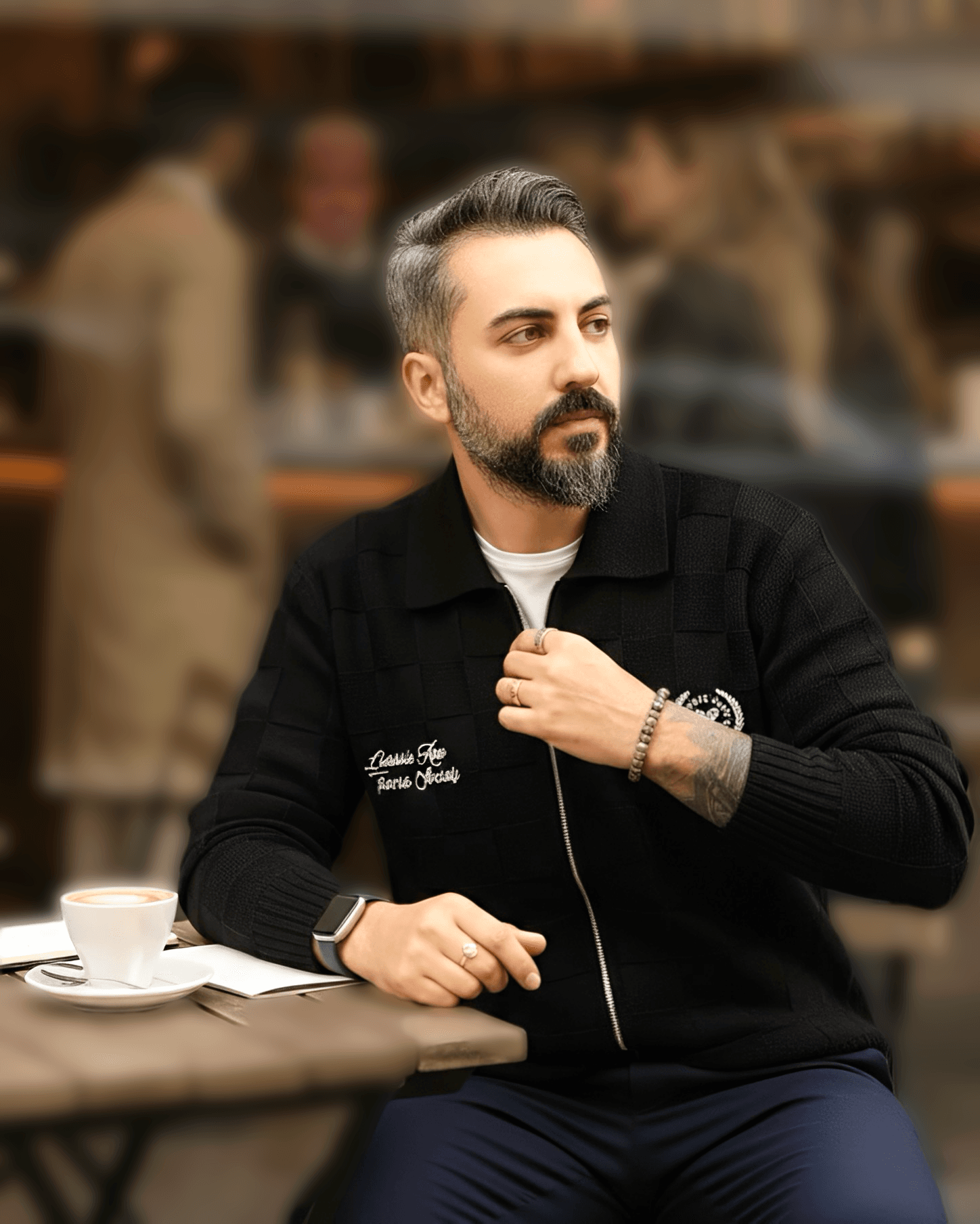 Erkek Fermuarlı Hırka