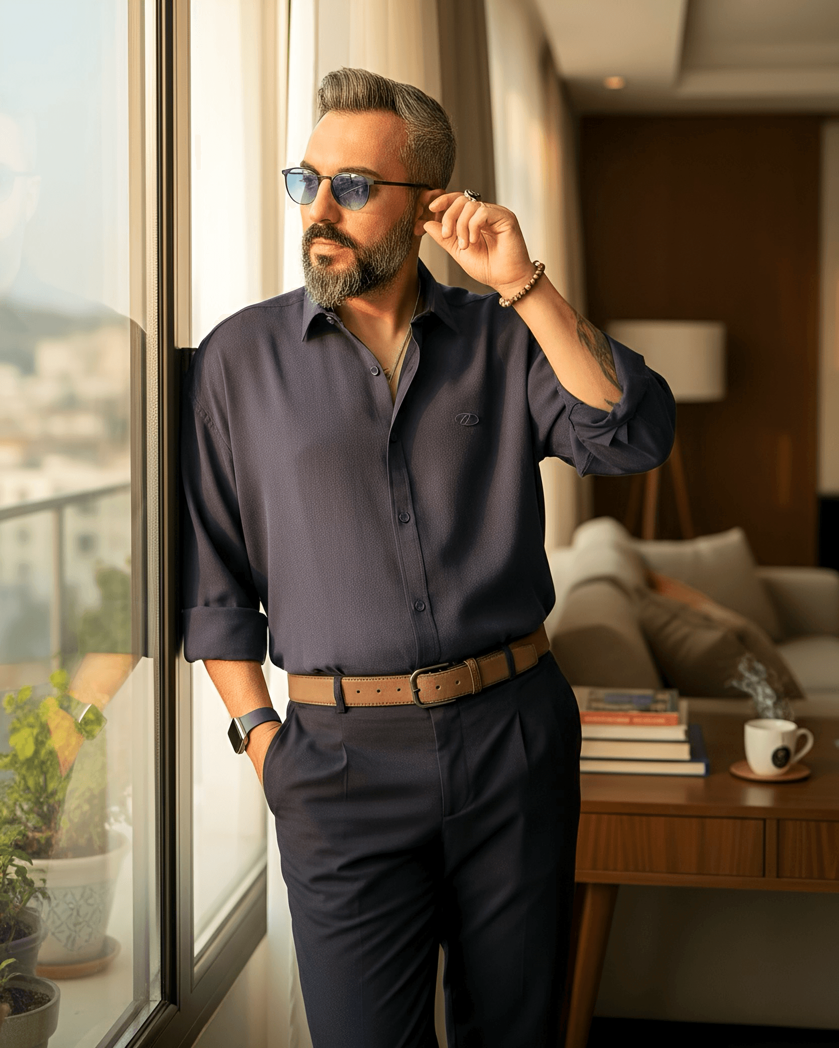 Modal Kumaş Ekstra Oversize Erkek Gömlek