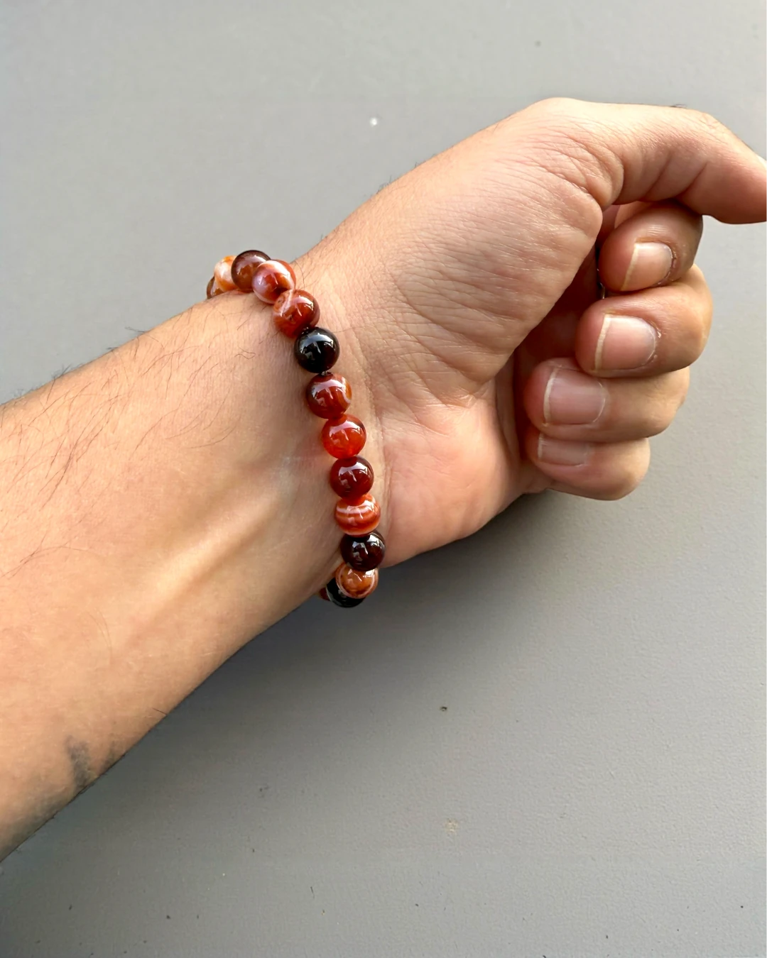 Volcanic Strata - Doğal Taş Erkek Bileklik