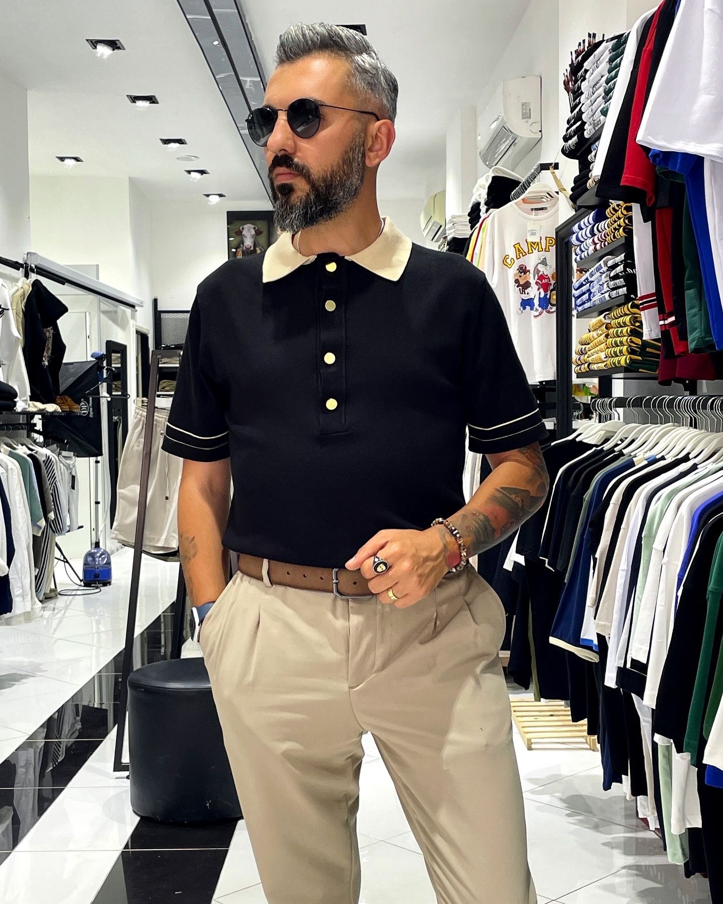 Old Money Triko Polo Yaka Erkek T-Shirt