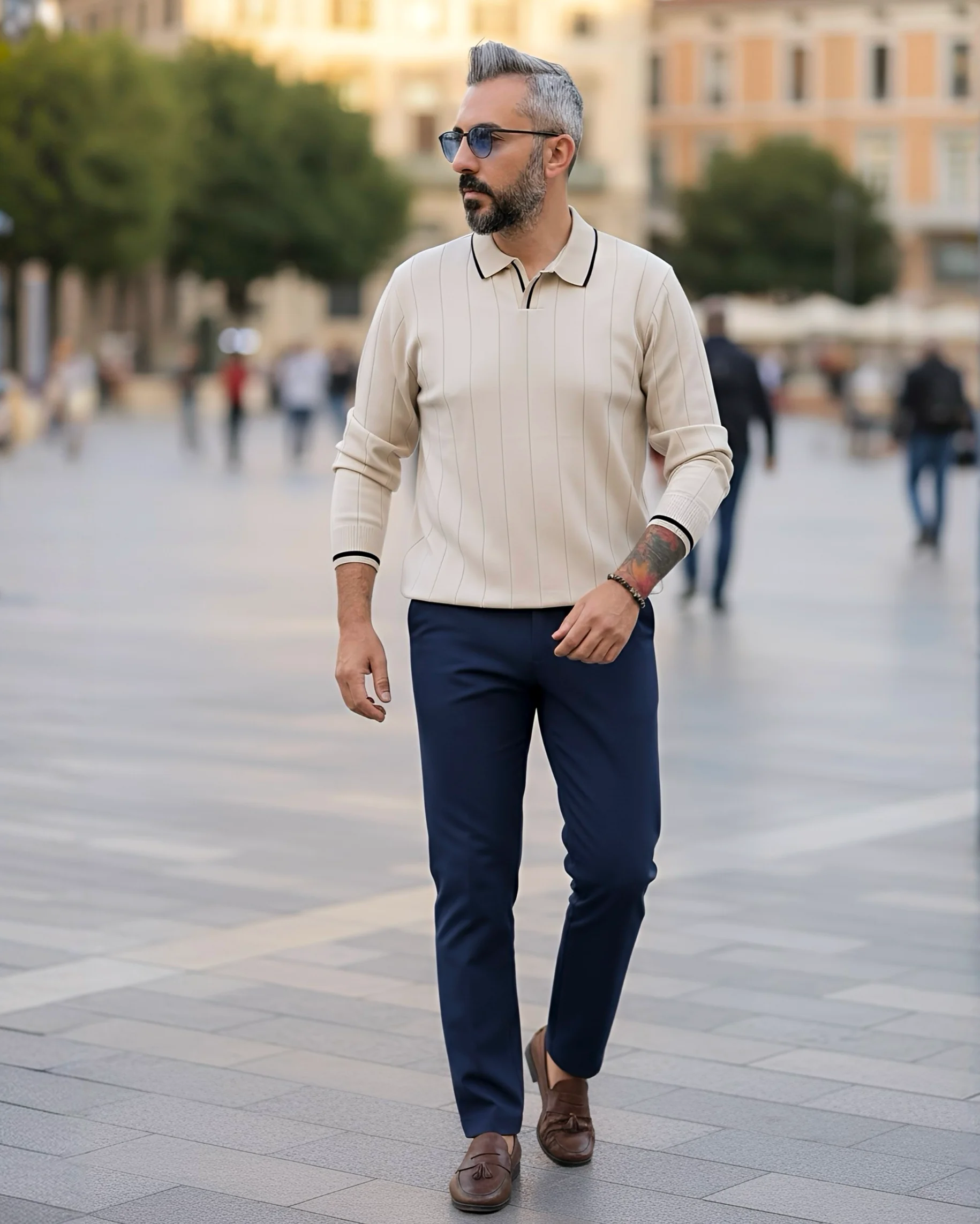 Riviera Line Old Money Erkek Triko Kazak