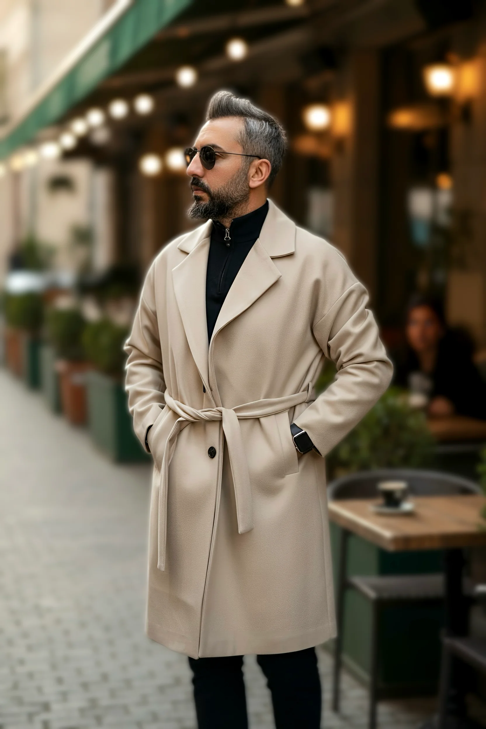 Oversize Men's Cashmere Coat