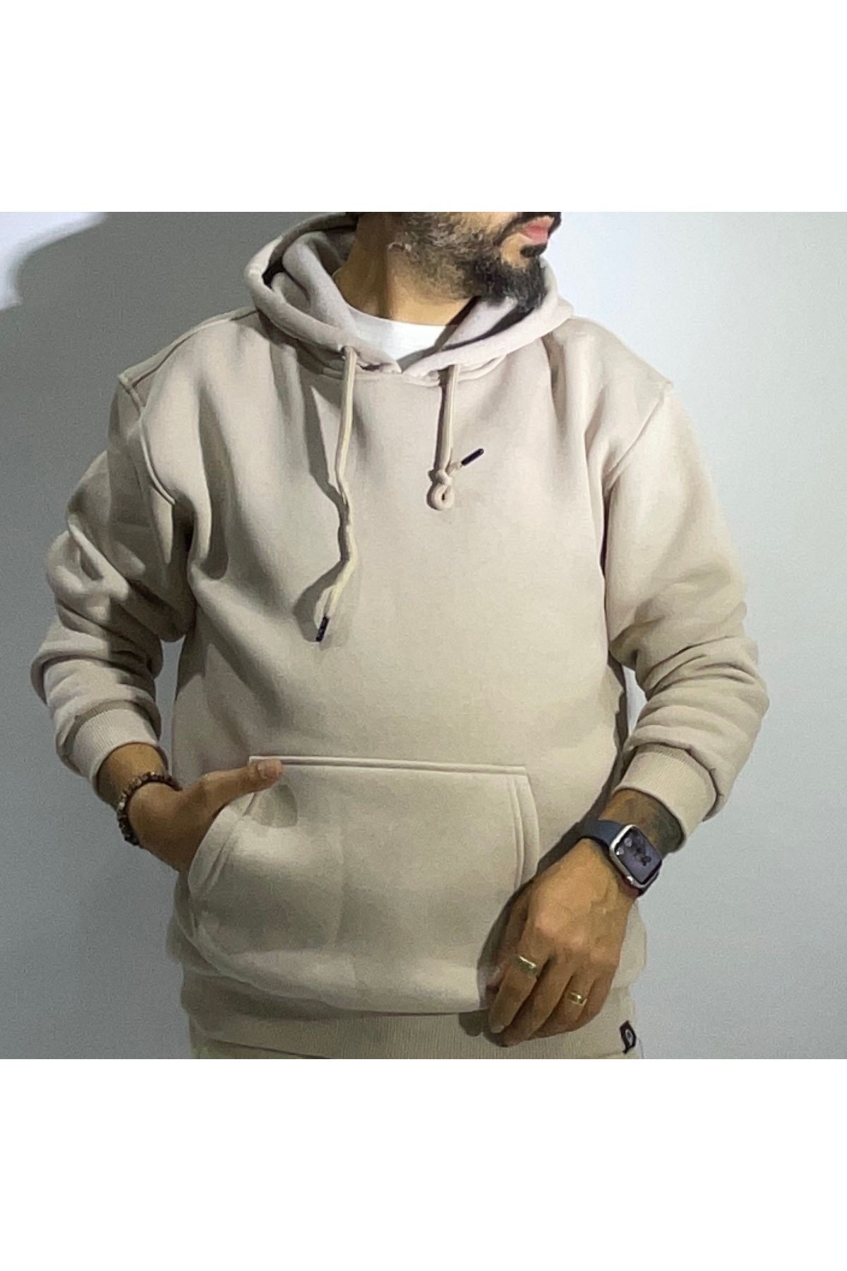 Basic Erkek Hoodie