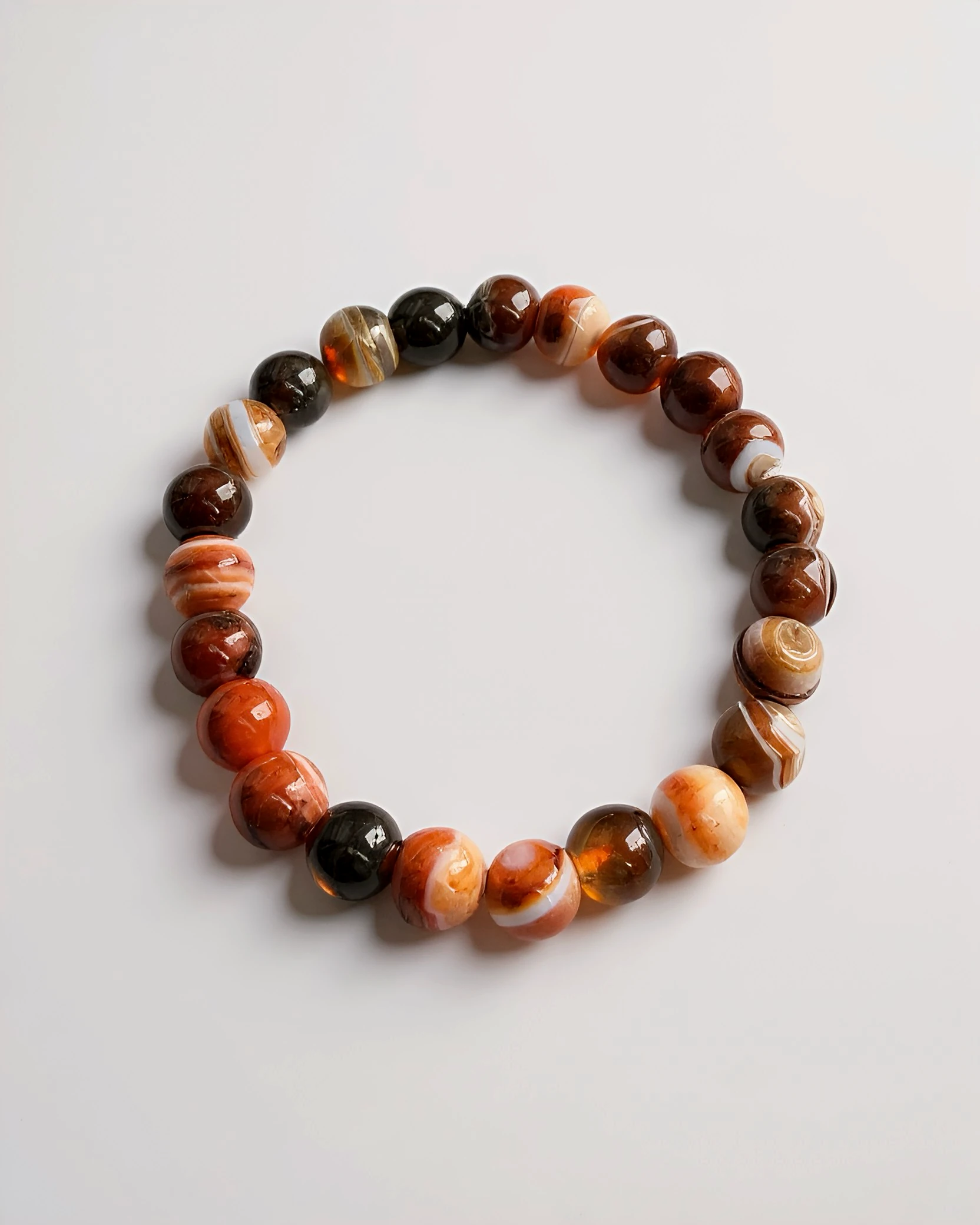 Volcanic Strata - Doğal Taş Erkek Bileklik