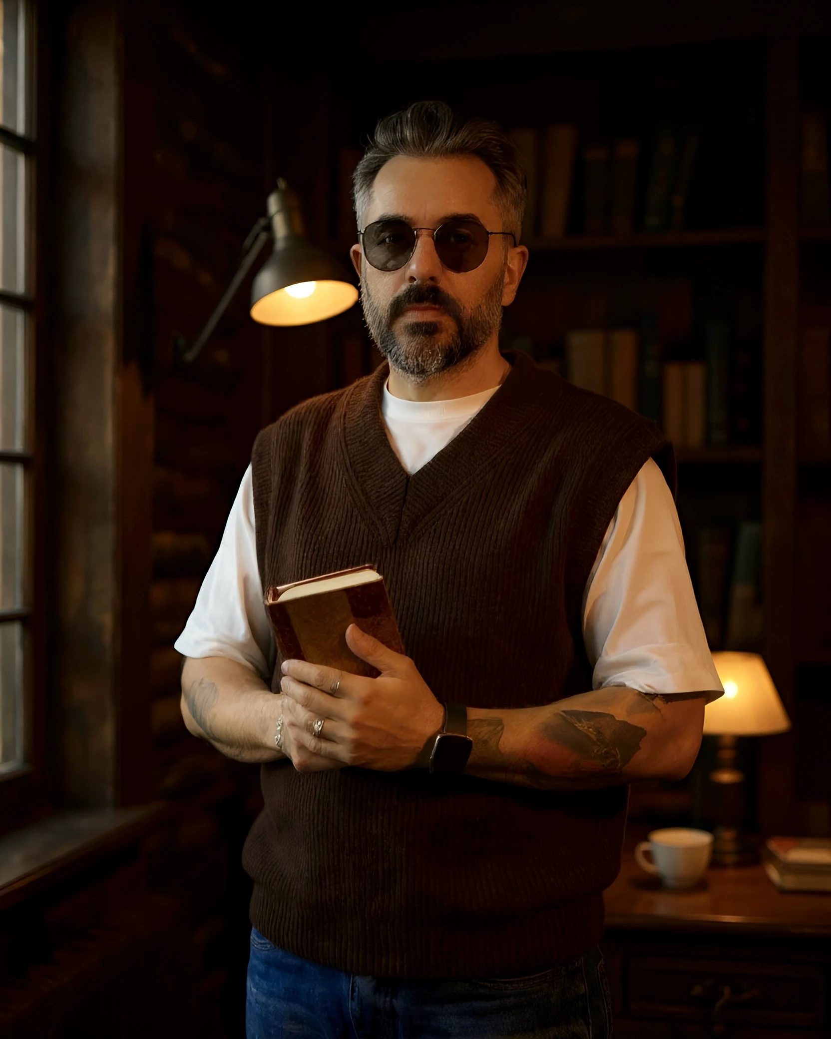 Kolsuz V Yaka Erkek Süveter