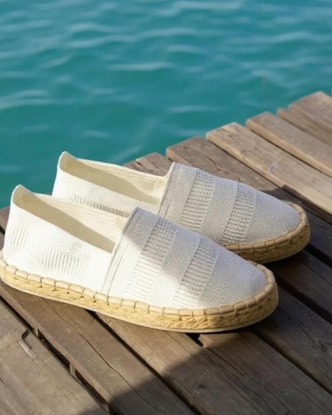 Basic Hasır Detaylı Espadril