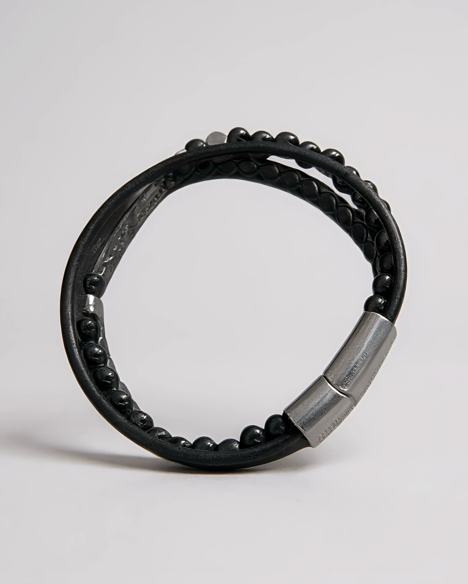 Steel Shadow | Çok Katmanlı Erkek Bileklik