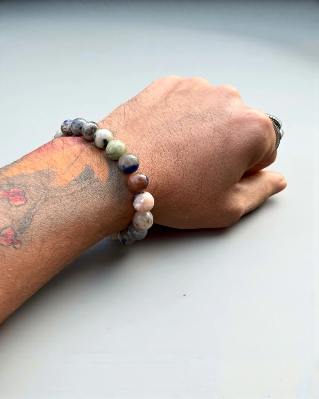 Moss Realm - Doğal Taş Erkek Bileklik