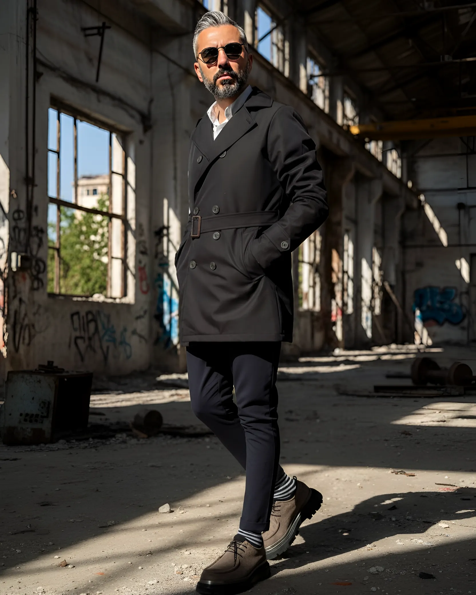 Premium Su Geçirmez Erkek Trençkot