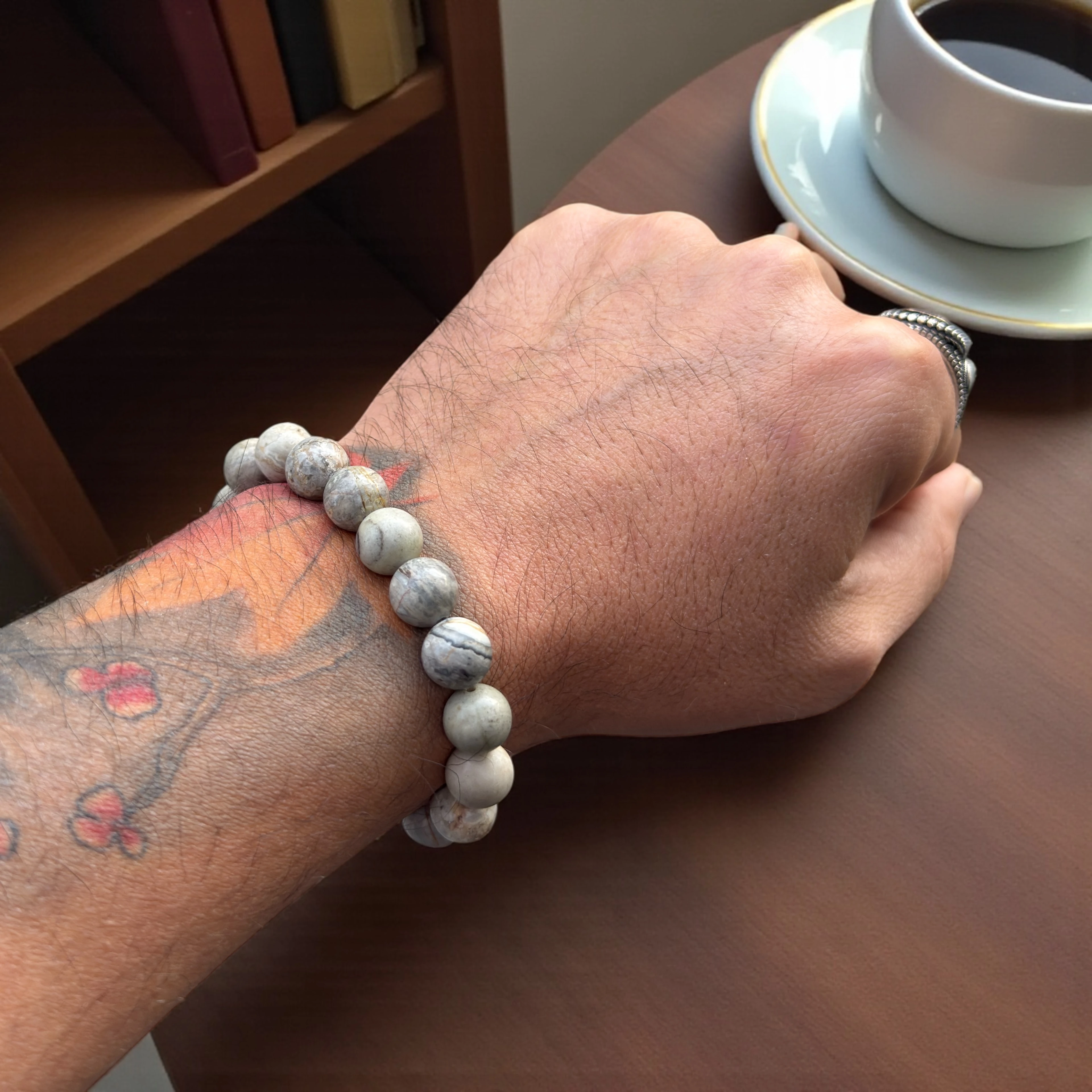 Raw Earth Blend – Doğal Taş Erkek Bileklik