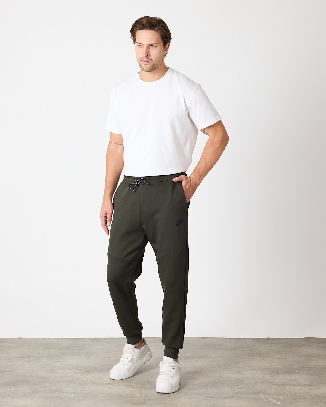 SS'25 Tech Fleece Joggers - Basil Green/Black