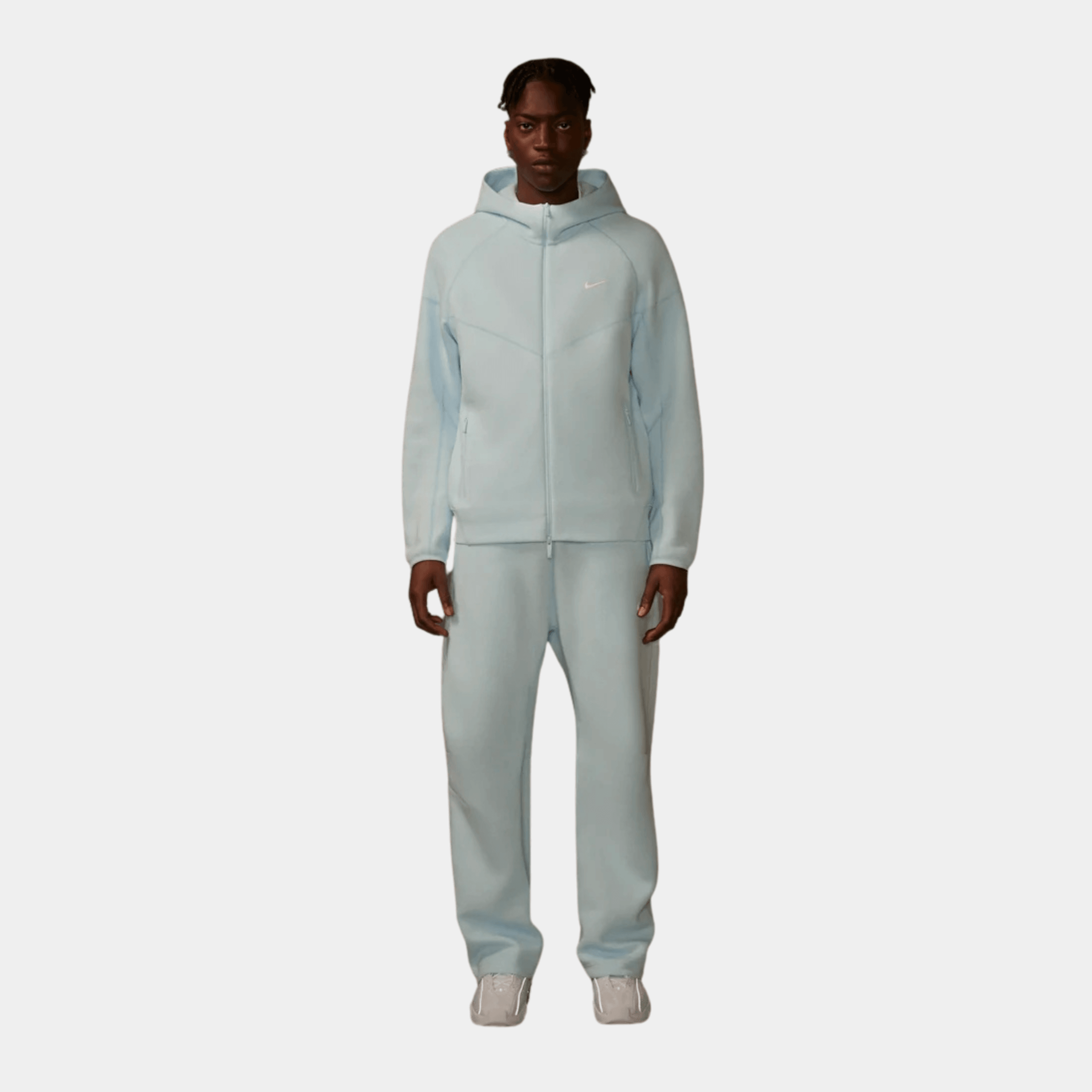 Nocta X Nike Tech Fleece Full Zip Hoodie & Joggers Set - Cobalt Bliss/Sail