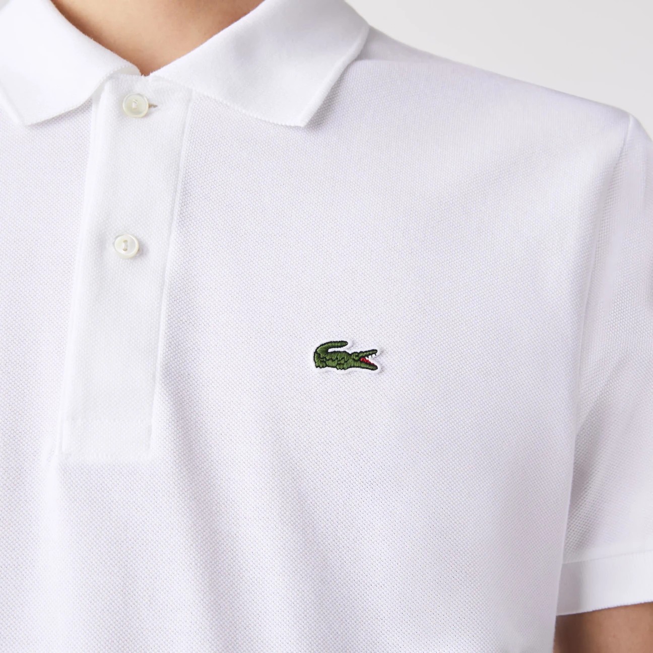 Classic Fit L1212 Polo - White