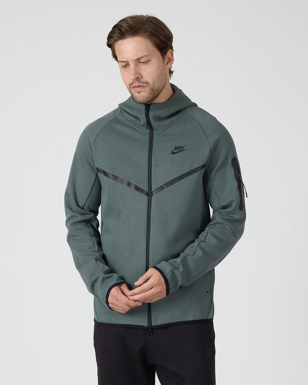 SS'25 Tech Full-Zip Windrunner Hoodie - Basil/Green