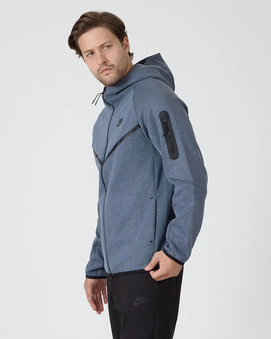 SS'25 Tech Full-Zip Windrunner Hoodie - obsidian Blue/Black