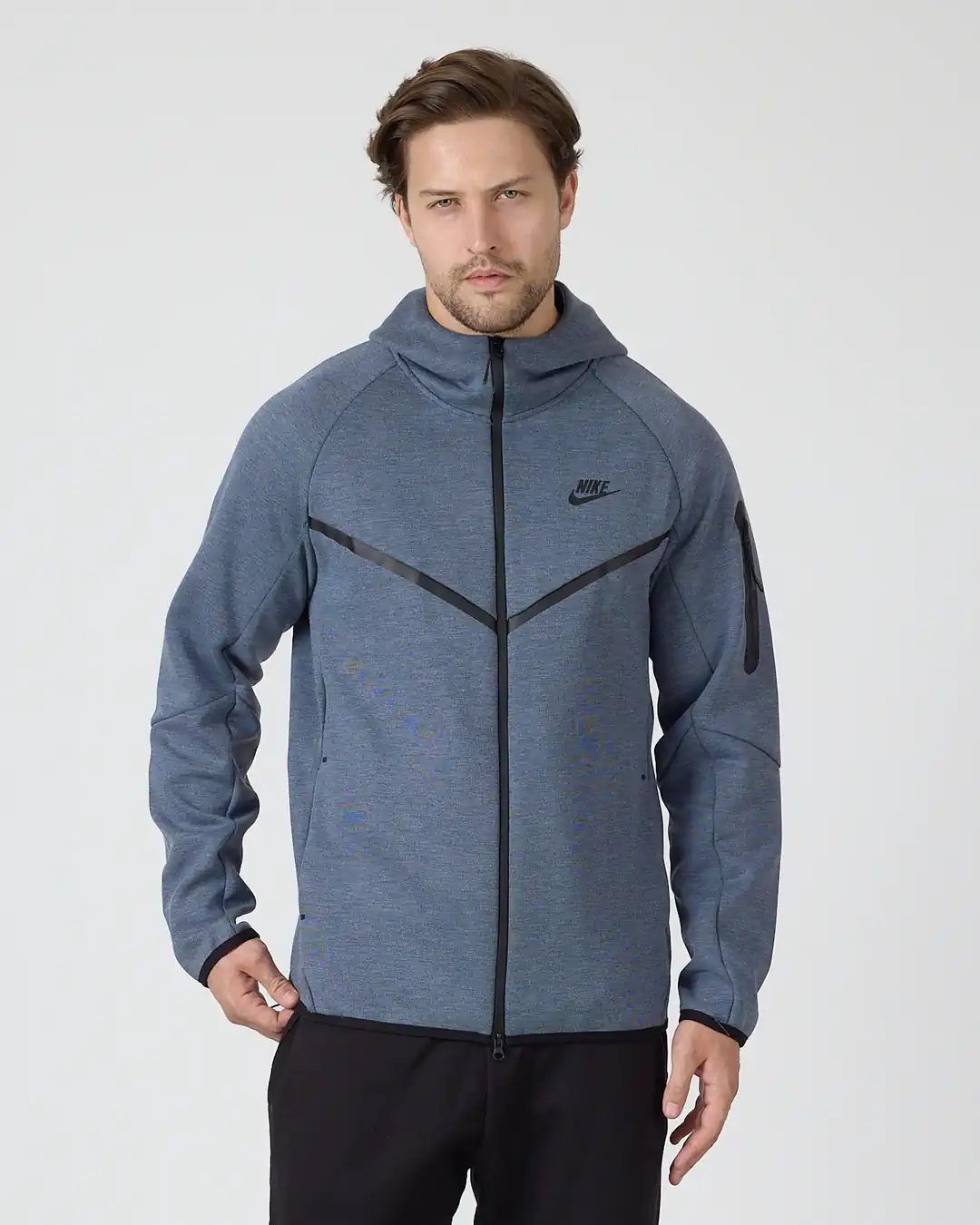 SS'25 Tech Full-Zip Windrunner Hoodie - obsidian Blue/Black