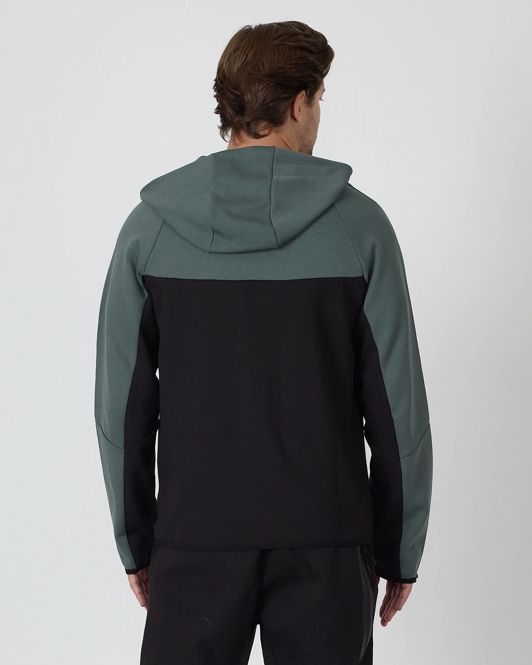 SS'25 Tech Full-Zip Windrunner Hoodie - Basil green/Black