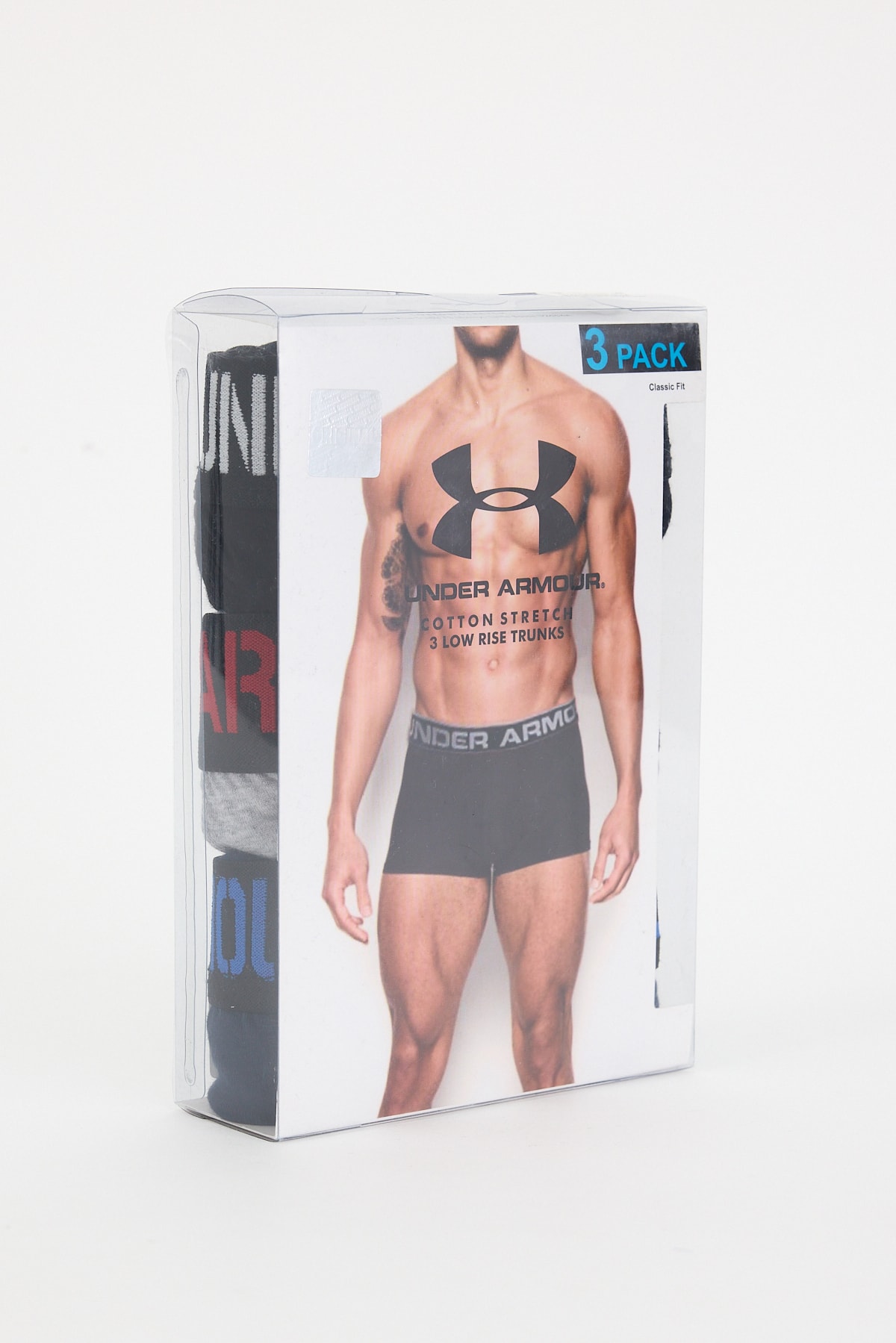 UNDER ARMOUR 3'lü  Pack Boxer Cotton Stretch Trunk  CK 