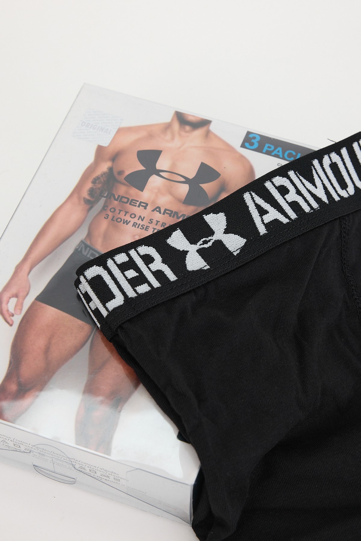 UNDER ARMOUR 3'lü  Pack Boxer Cotton Stretch Trunk  CK 