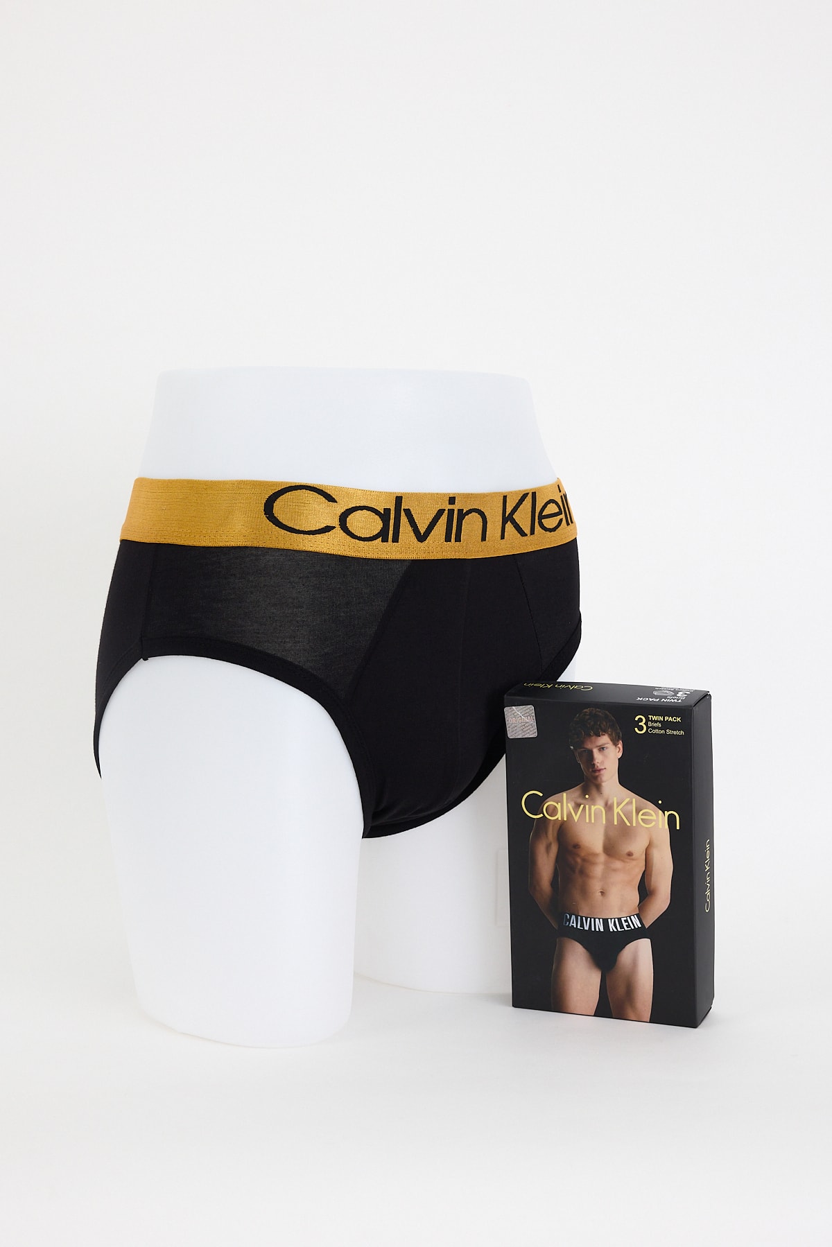 Calvin Klein 3'lü  Pack Boxer Cotton Stretch Trunk   - siyah/beyaz
