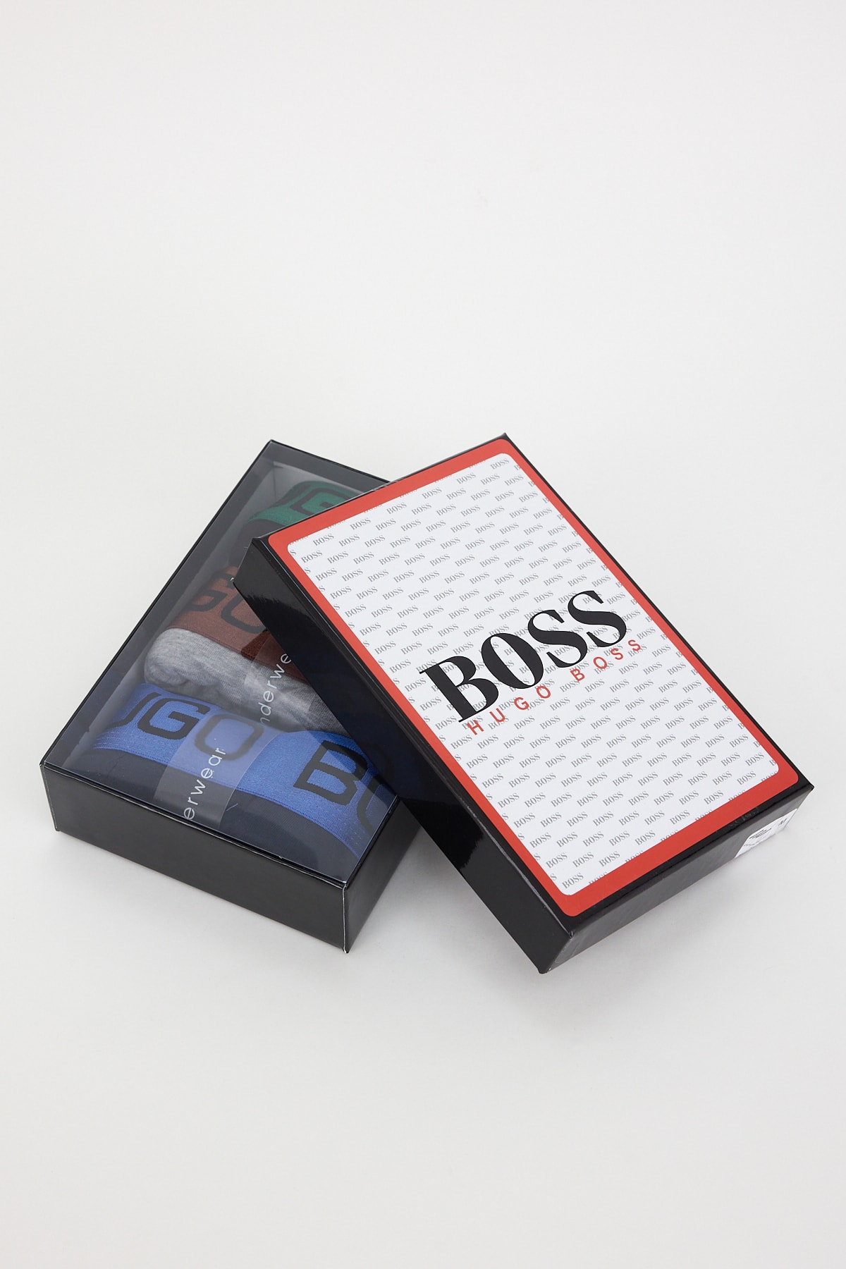 HUGO BOSS 3'lü  Pack Boxer Cotton Stretch Trunk   - Kamuflaj/gray