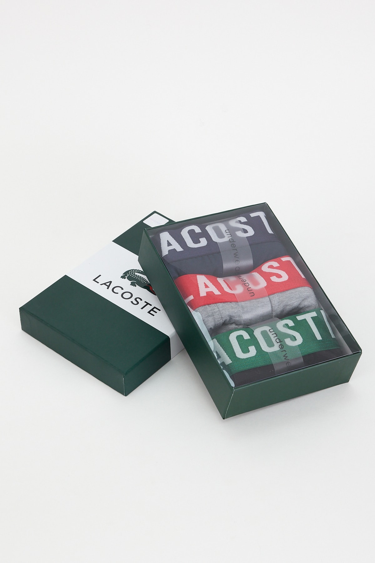 Lacoste 3'lü Pack Boxer Cotton Stretch Trunk