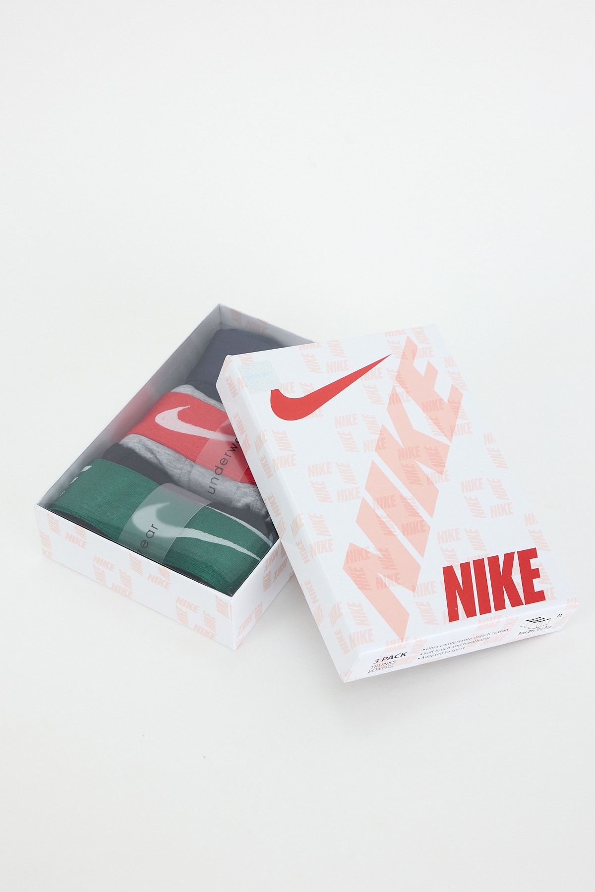 Nike  3'lü Pack Boxer Cotton Stretch Trunk
