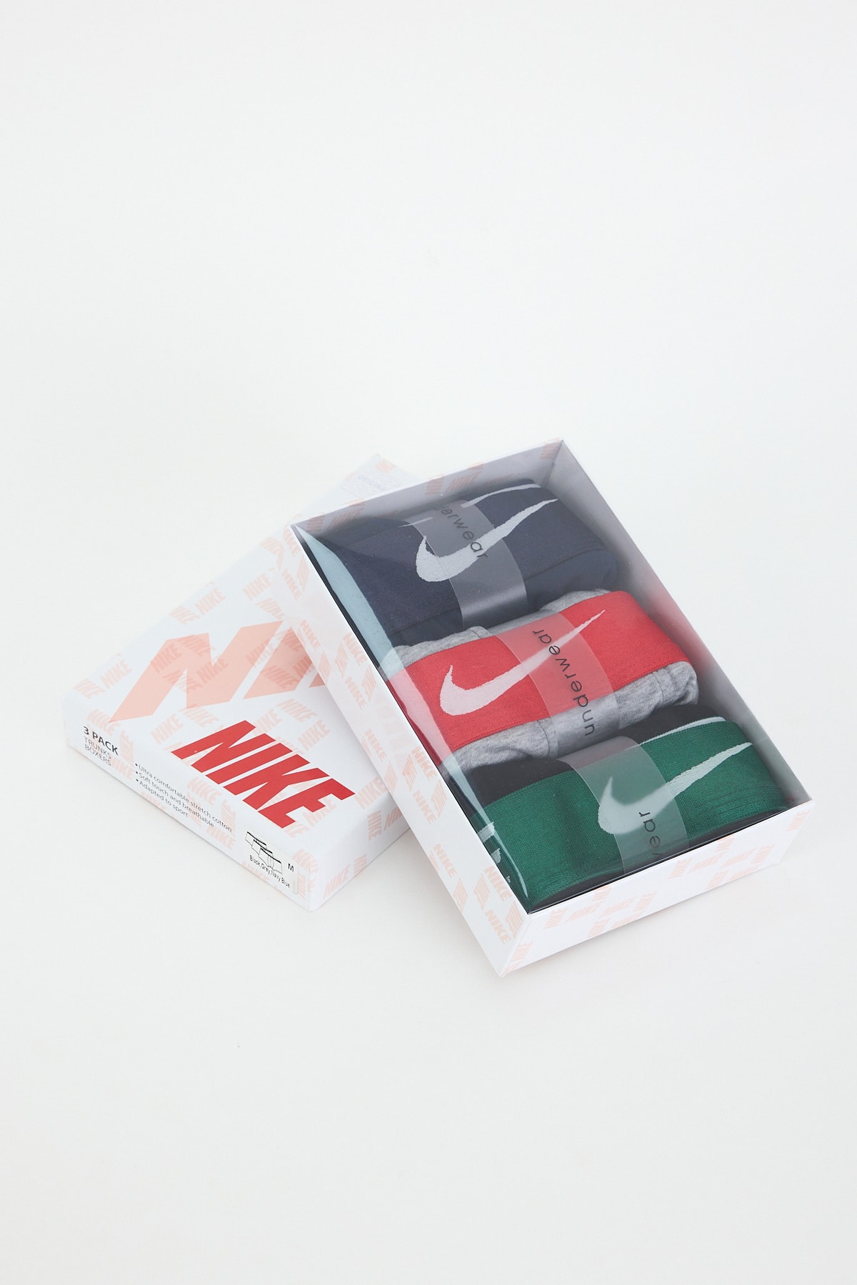 Nike  3'lü Pack Boxer Cotton Stretch Trunk