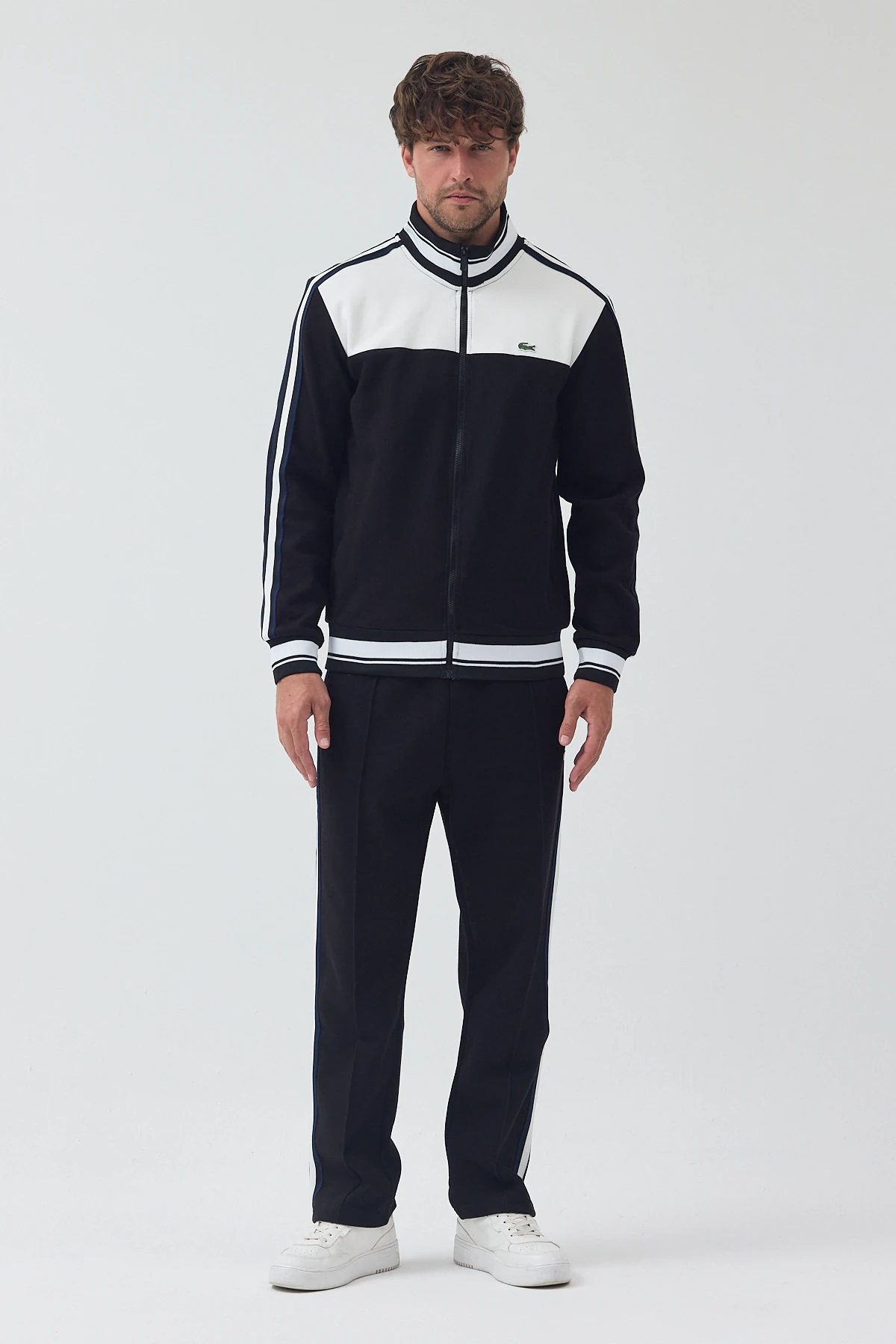 Lacoste Pike Kumaş Eşofman Takım - siyah