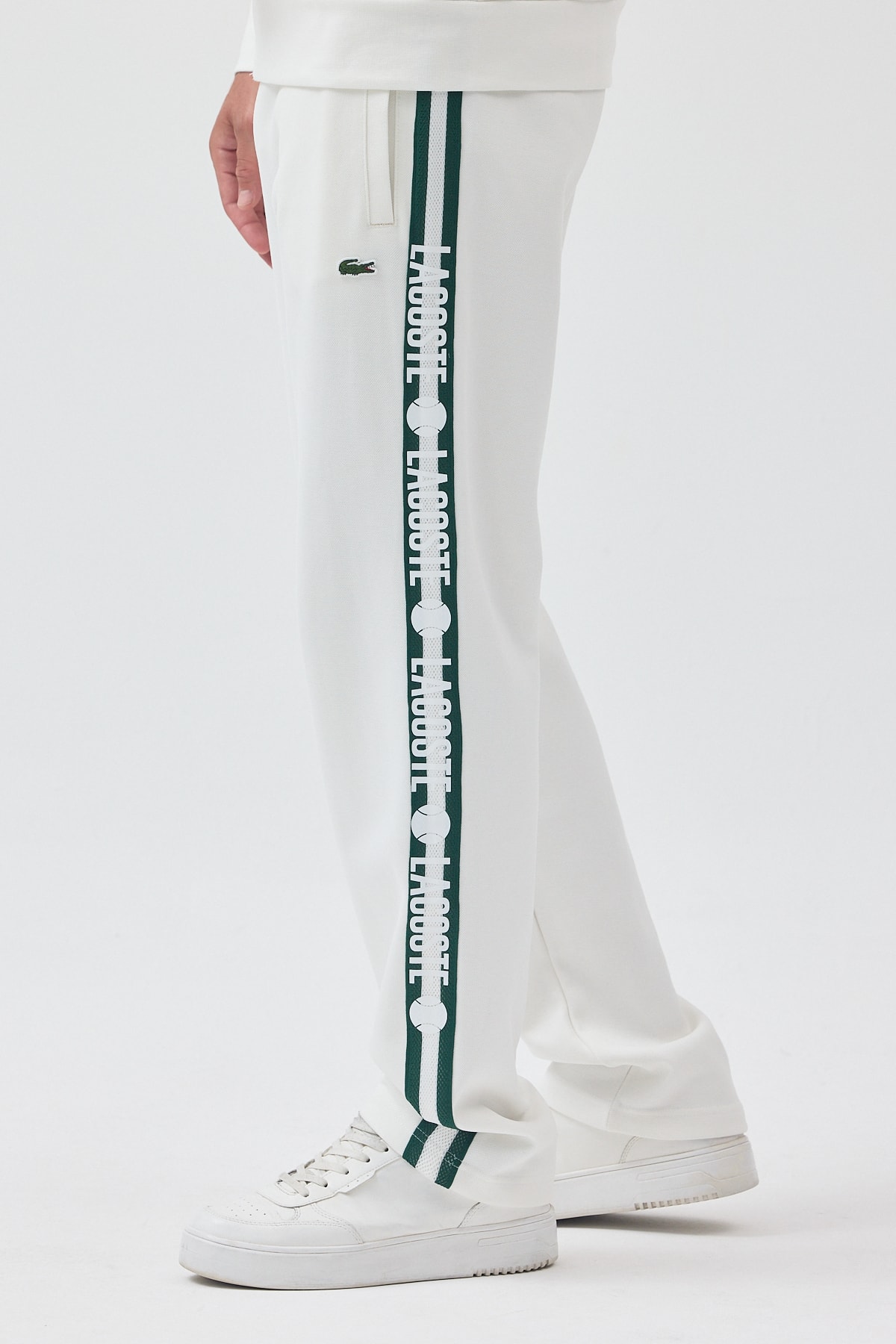 Lacoste Şeritli Eşofman Takım 26 - Kamuflaj/gray