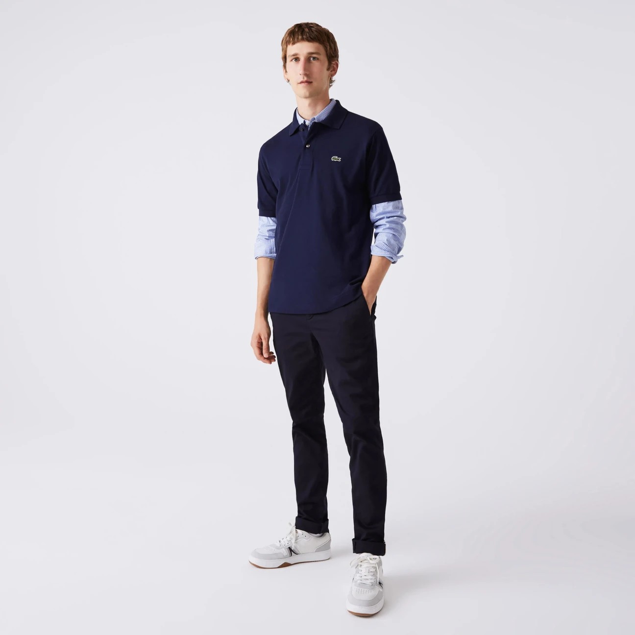 Classic Fit L1212 Polo - Navy Blue