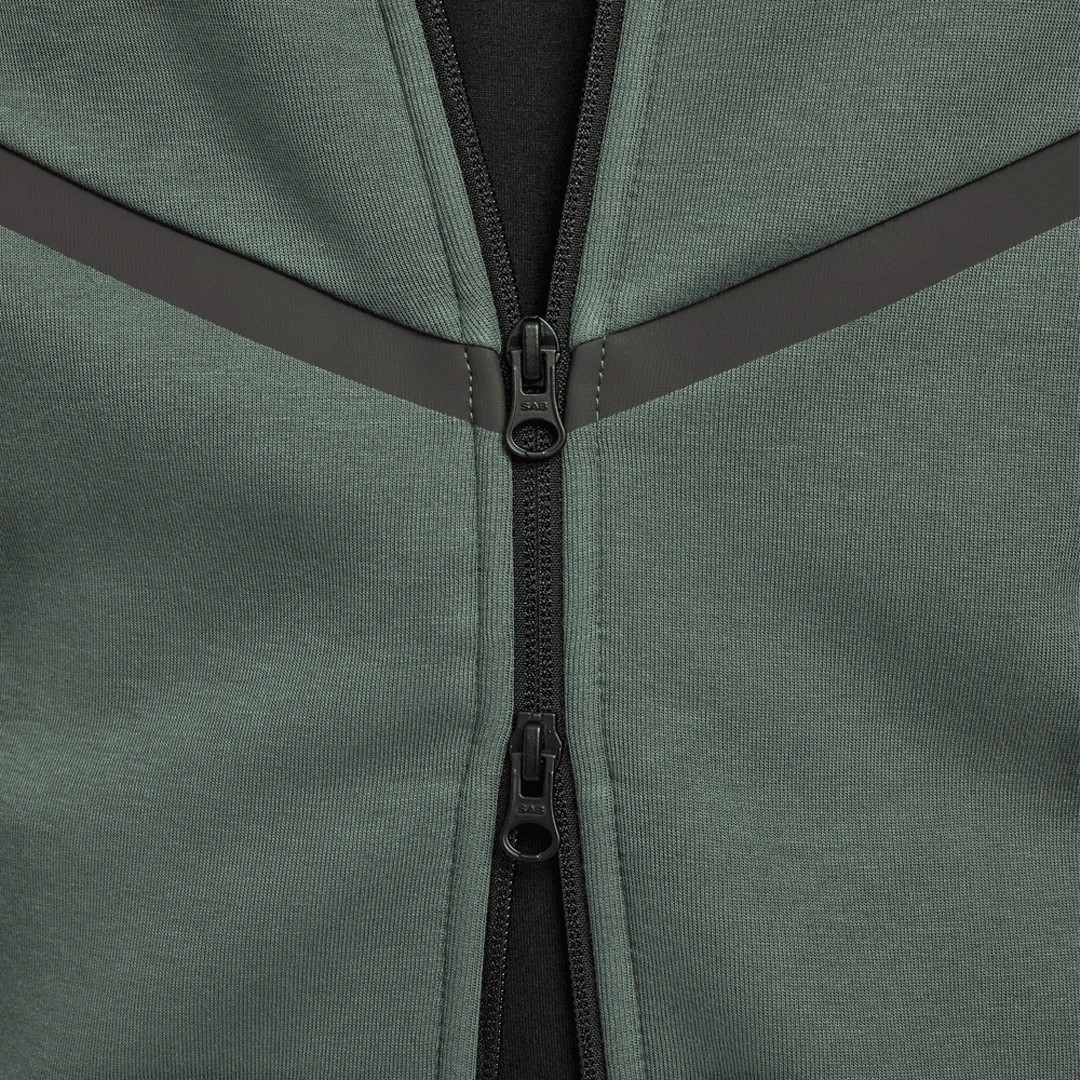 SS'25 Tech Full-Zip Windrunner Hoodie - Basil Green
