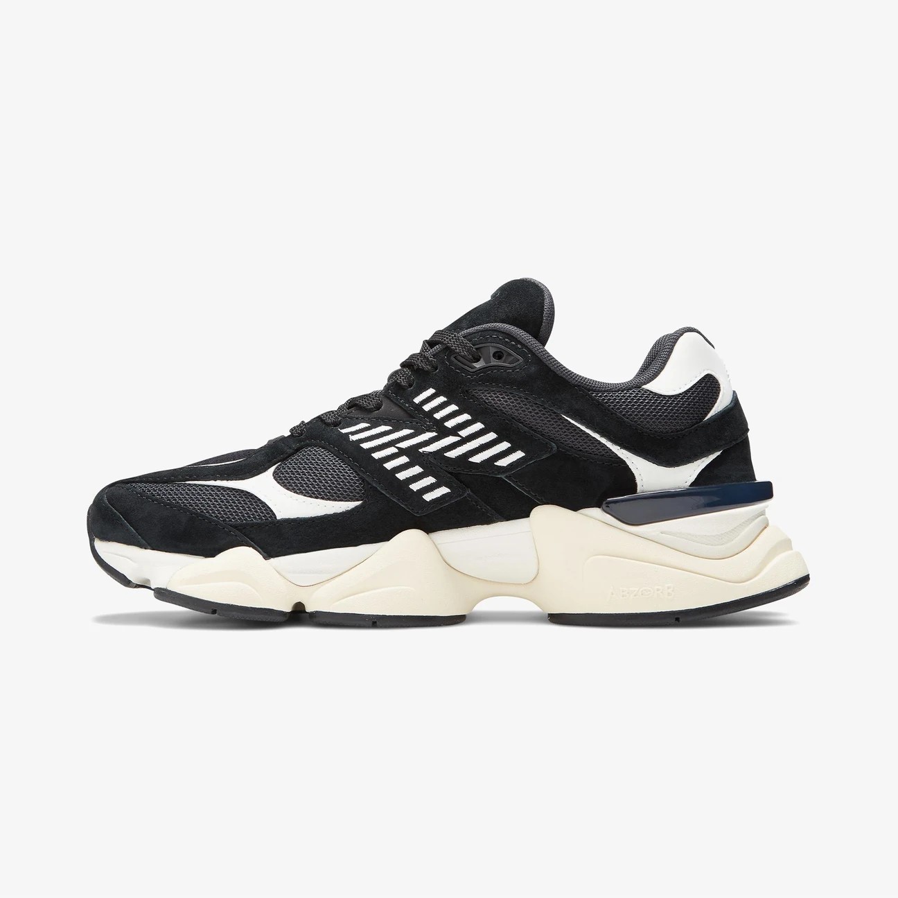 9060 Unisex Sneaker - Black/White