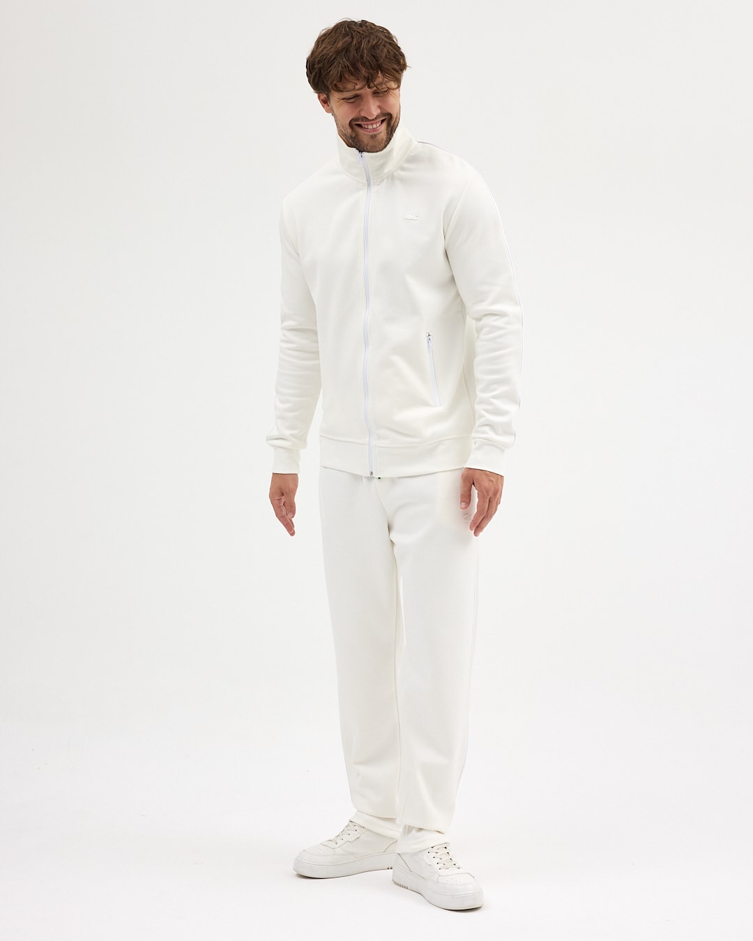 Lacoste S26 Eşofman Takım  - beyaz/siyah